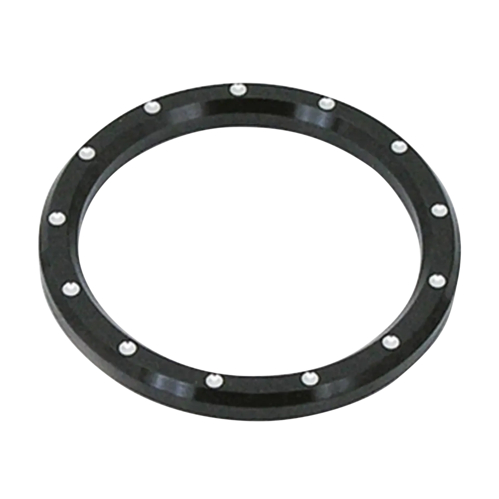 GZP Blck&Silver Dimple billet bezels 3-5