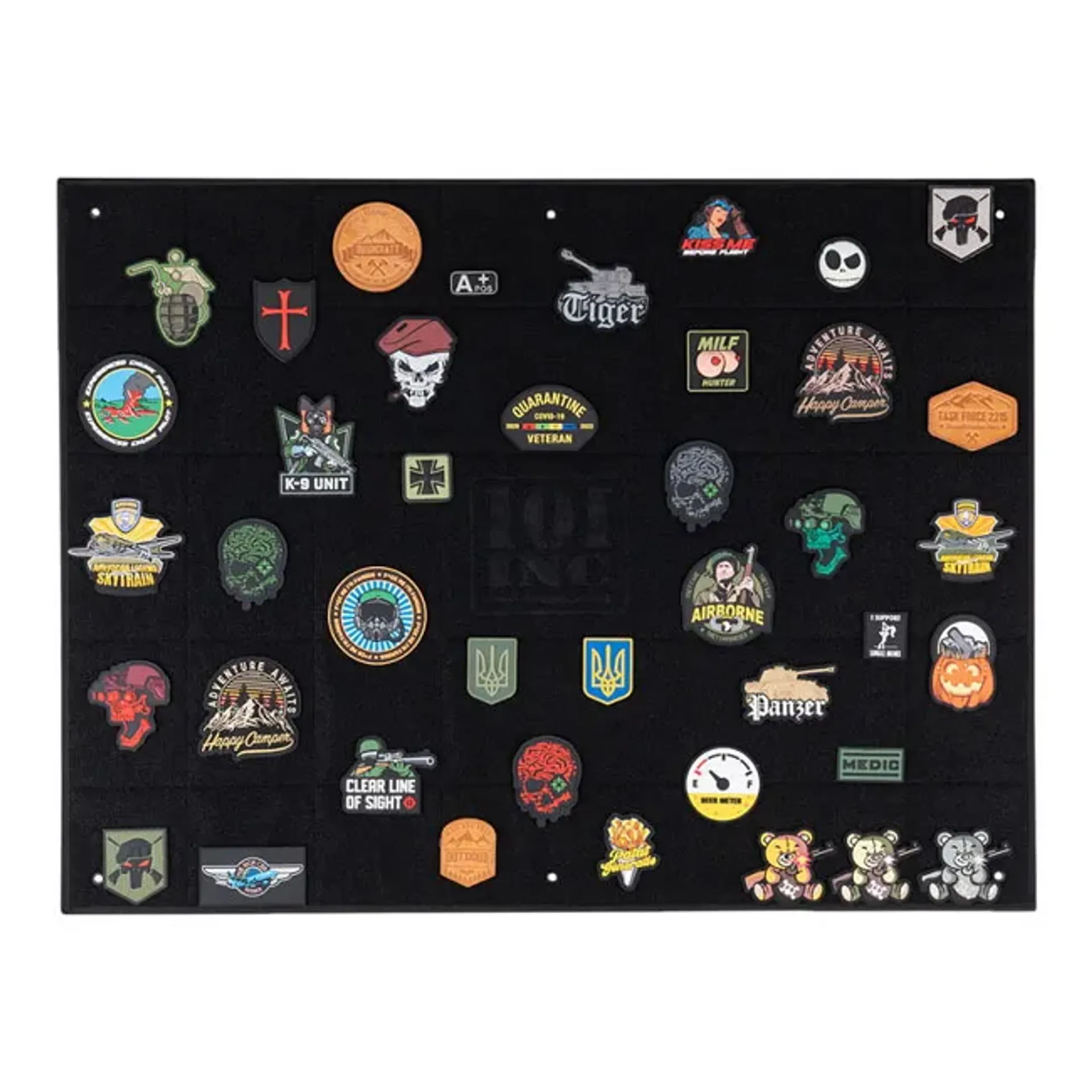 Army Surplus Patch Wall large