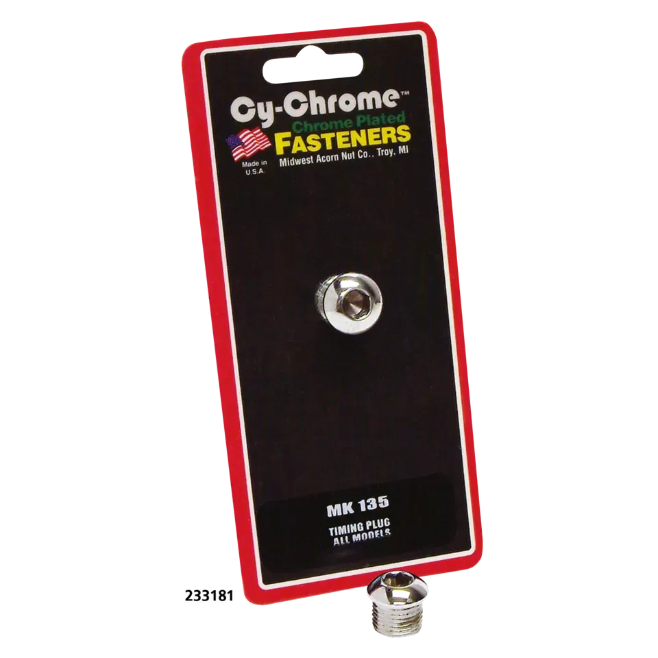 Chrome button head style timing plug - Afbeelding 2