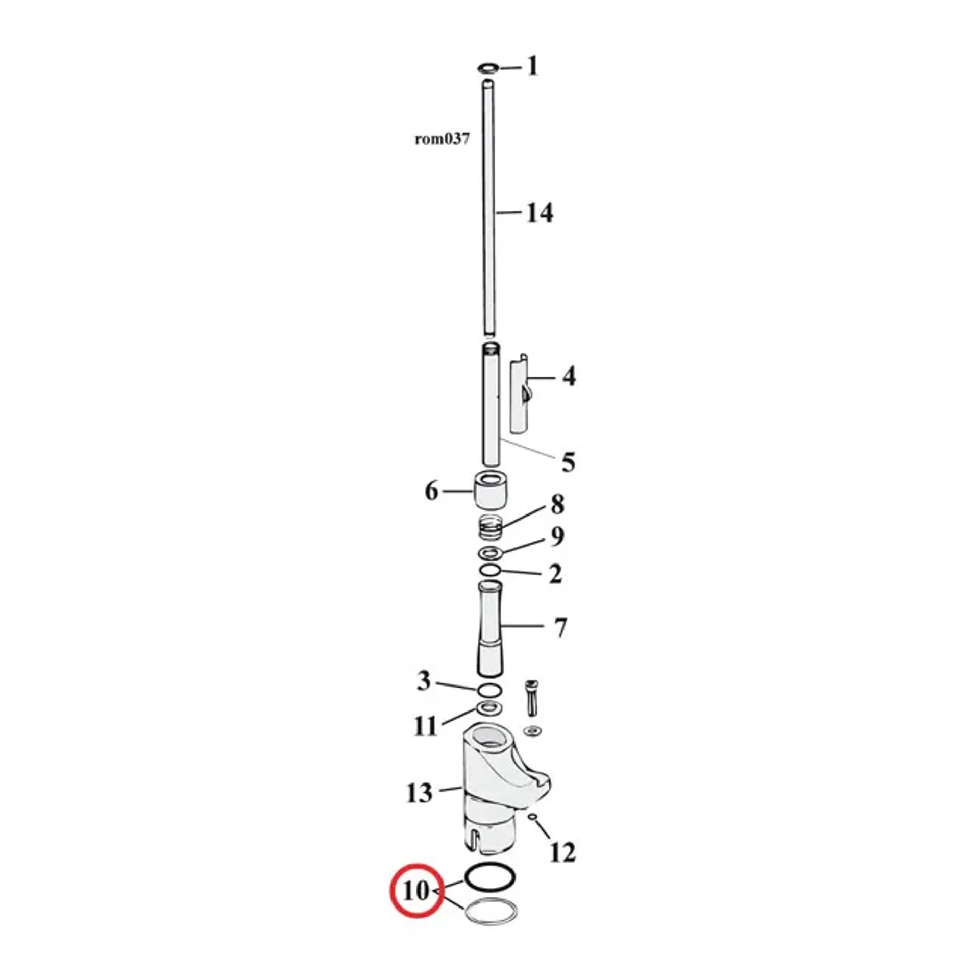 Cometic, O-ring tappet guide