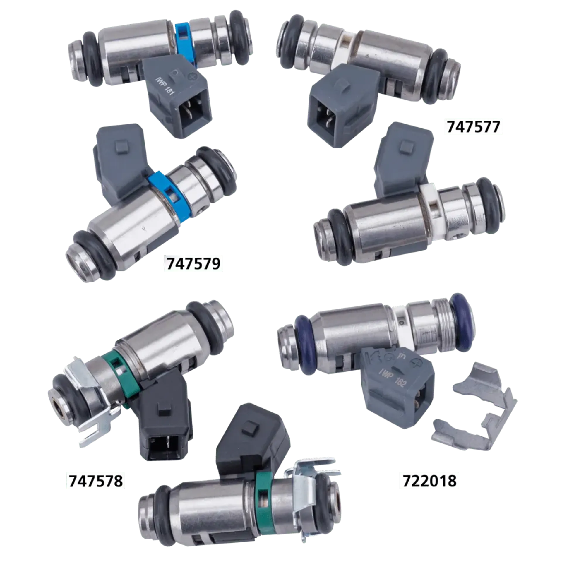 Fuel injectors, blue band, 27706-07A
