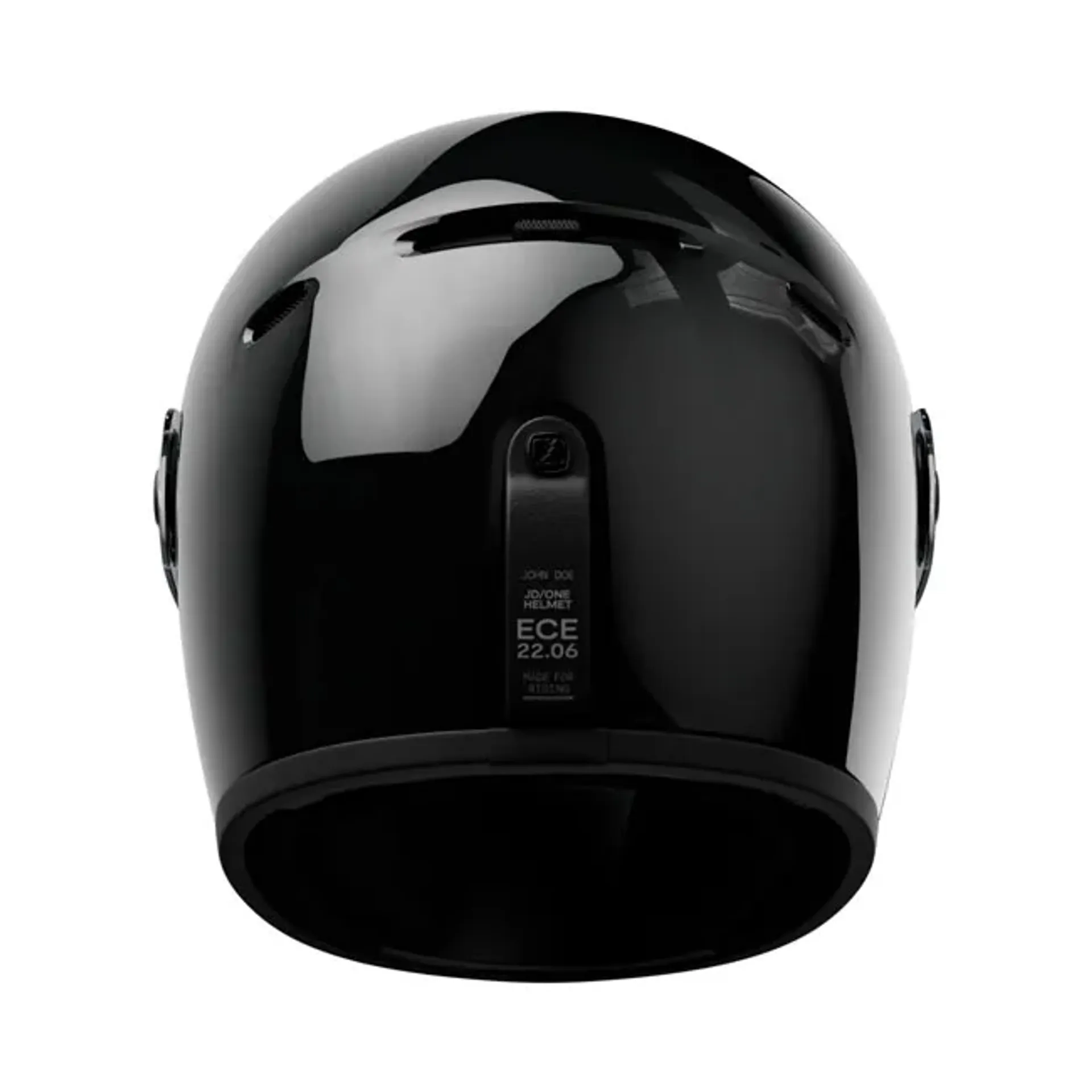 John Doe JD/ONE helmet glossy black