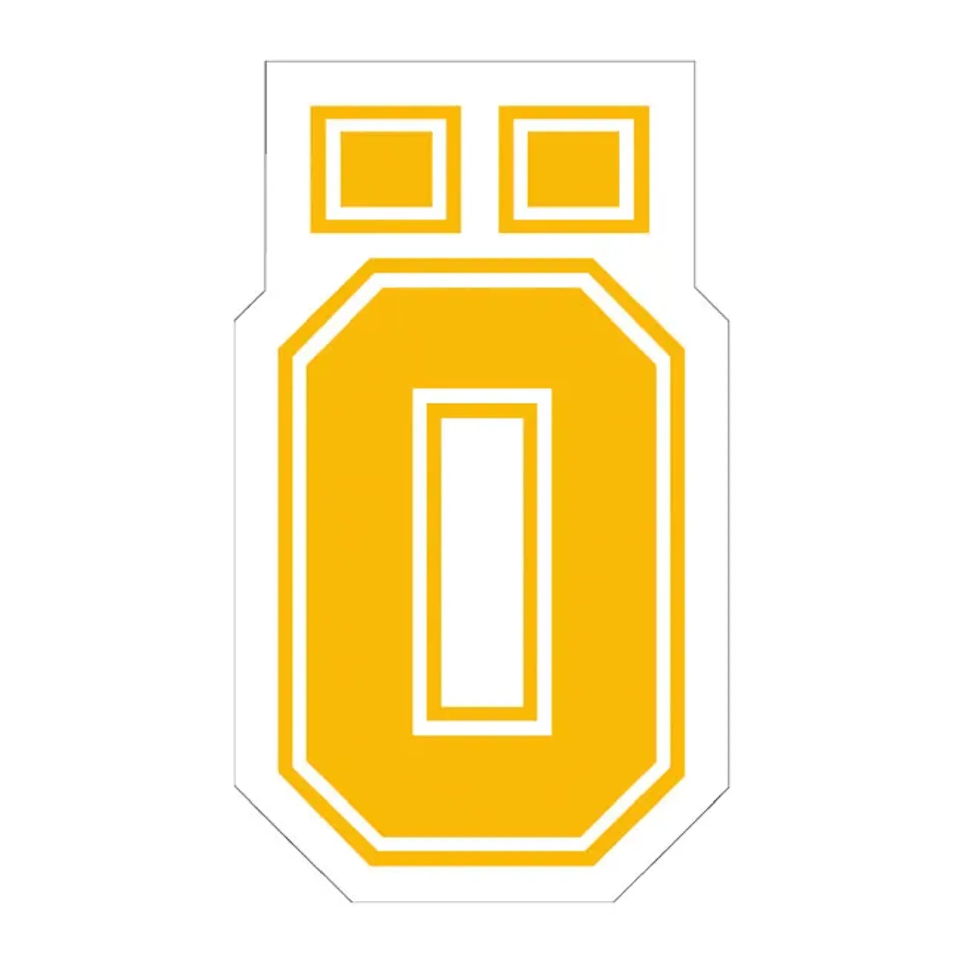 Öhlins %27%27Ö%27%27 sticker yellow large