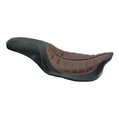 Roland Sands Design, 2-up Enzo seat. Black/Brown Roland Sands Design, 2-up Enzo seat. Black/Brown