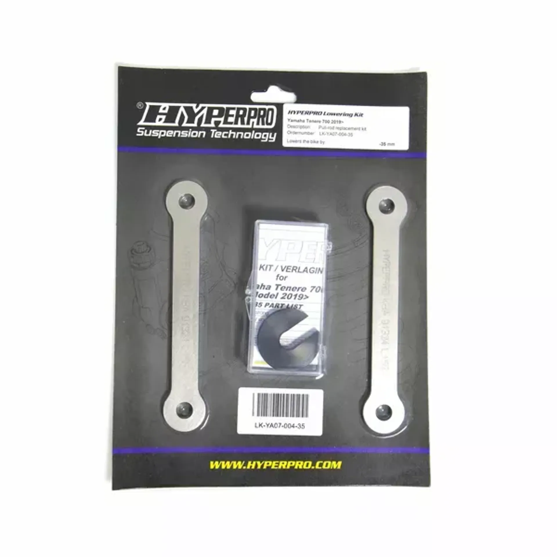 Rear low kit -50mm yam xt660r