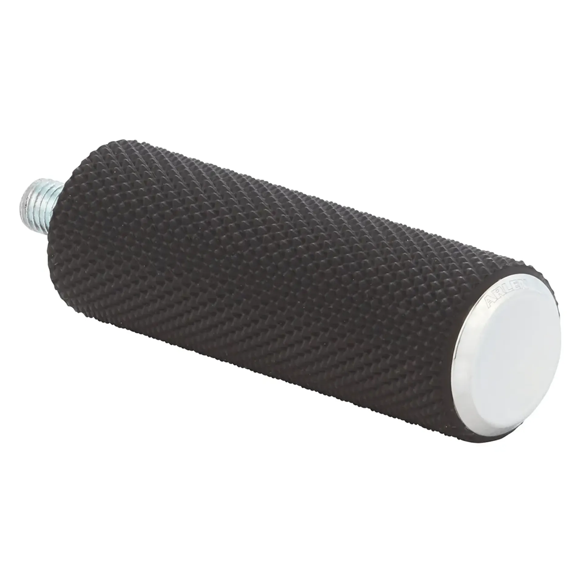 KNURLED RUBBER BRK/SHFT PEG, CHR
