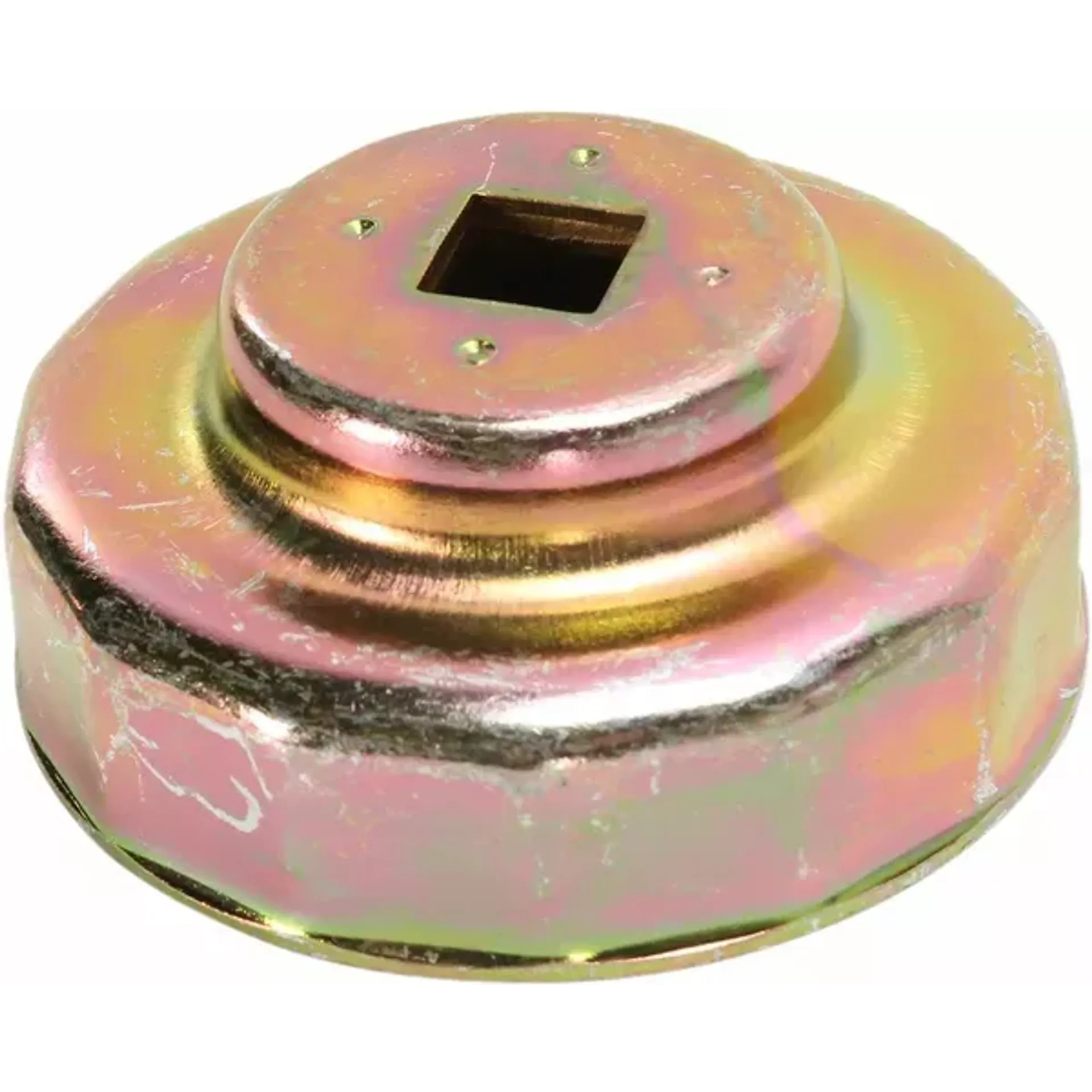 Custom Replacement Oil Filter Cup / 80 Mm / Black-Powder Coated / Aluminum