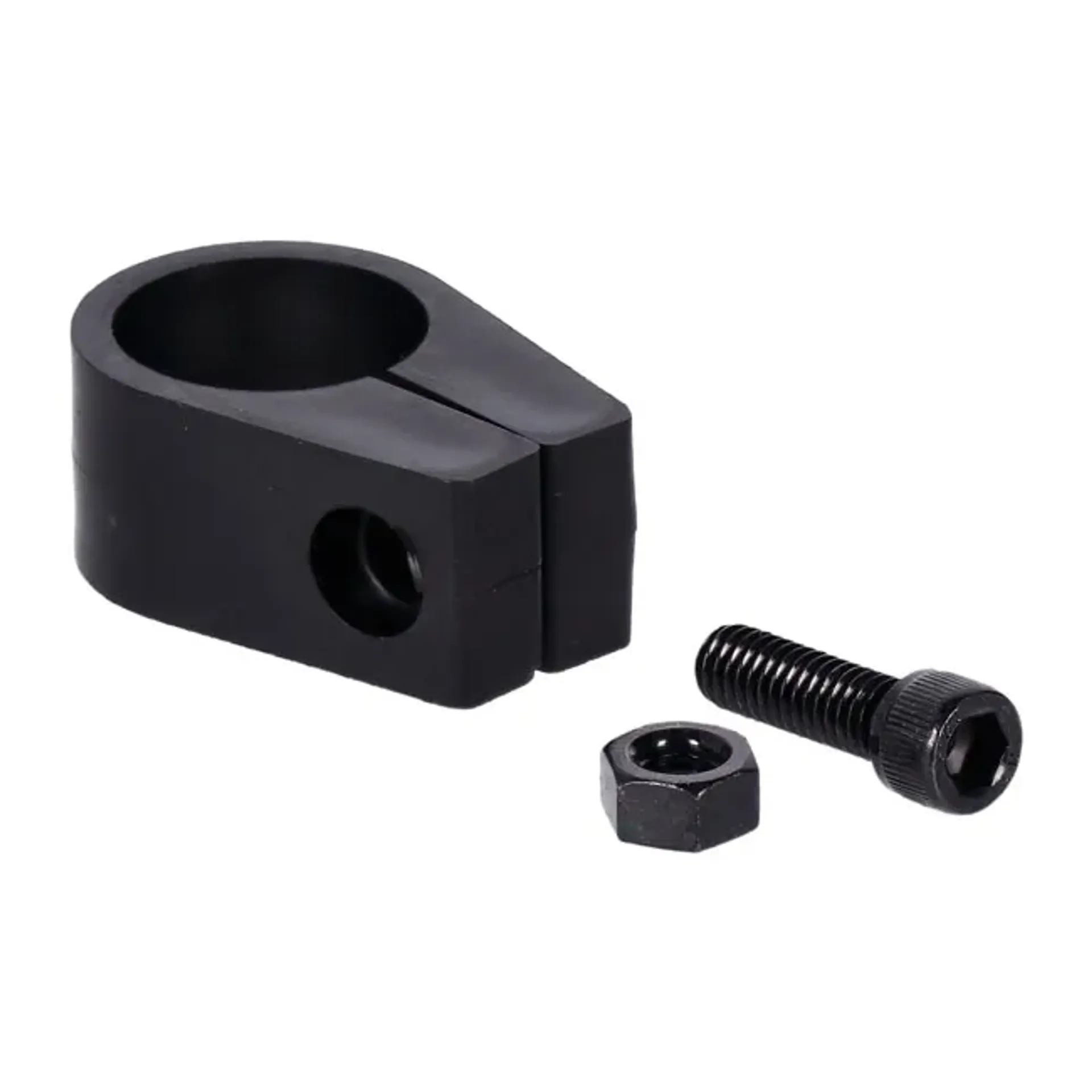 Jagg, universal oil cooler clamp. 1-1/8", black