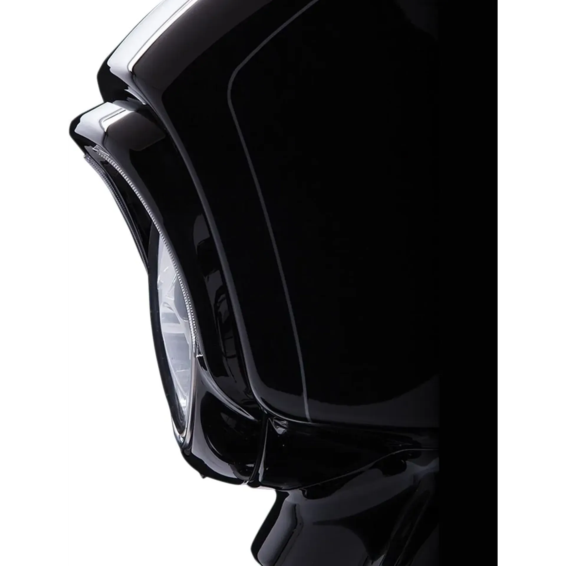 Headlight Bezel Fang Led Black