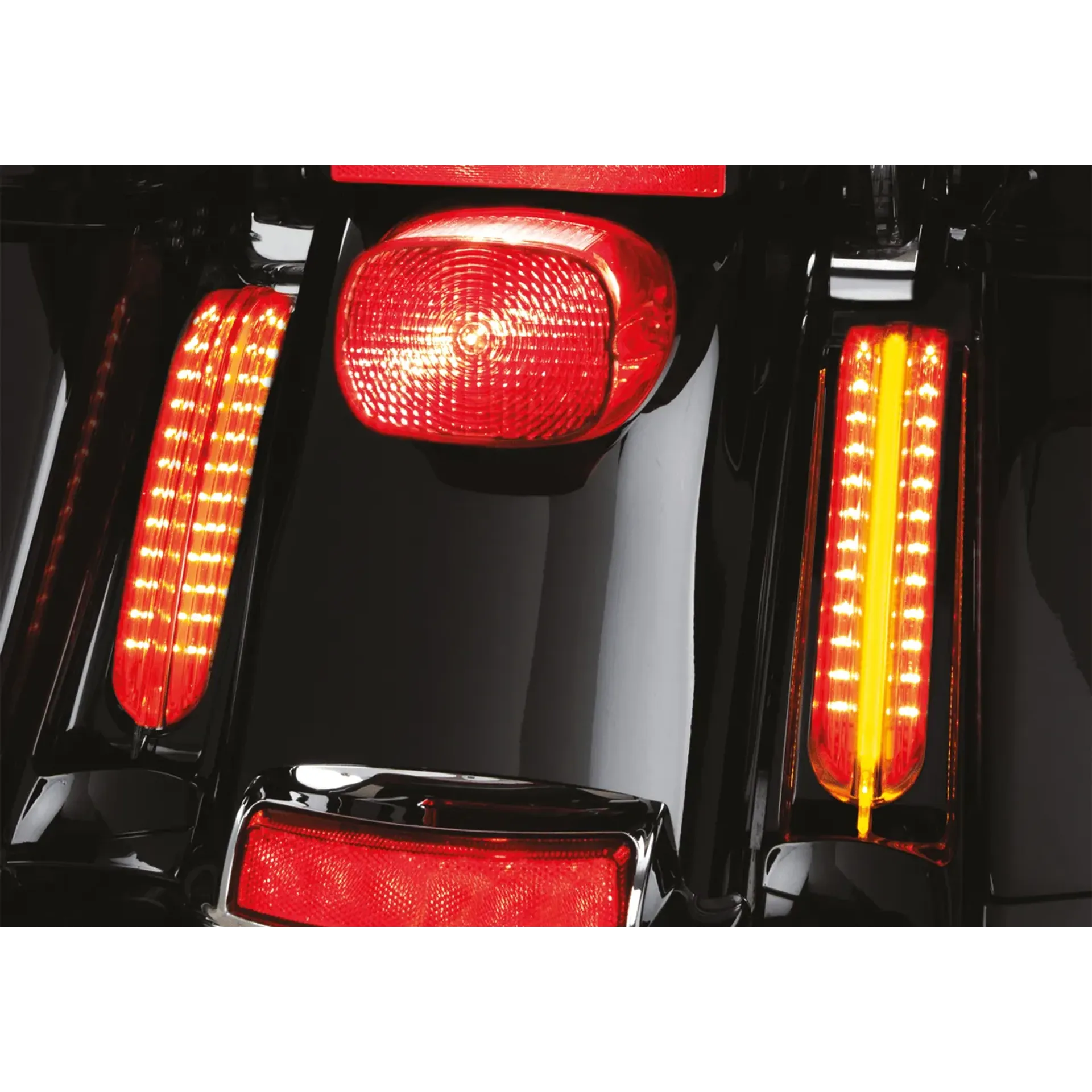 Black Filler Panel/Red Lens FLH/T14-Up
