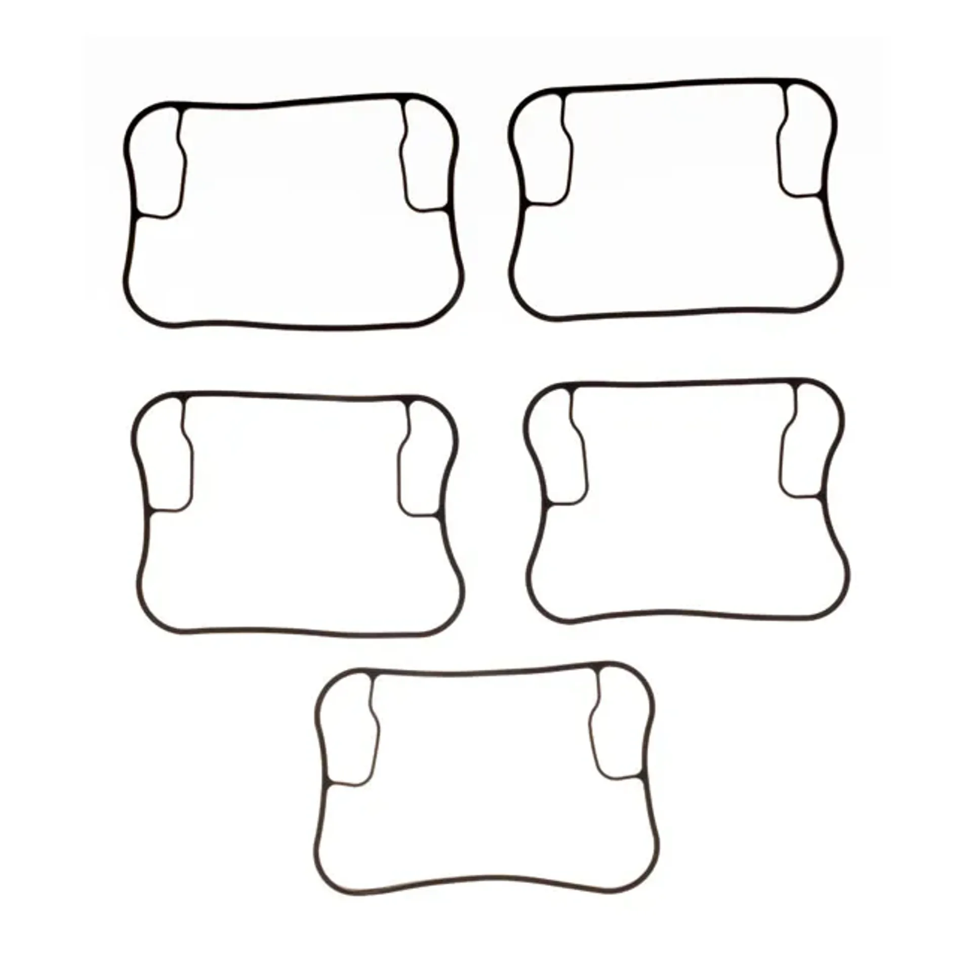 Cometic, upper rocker cover gasket. Rubber