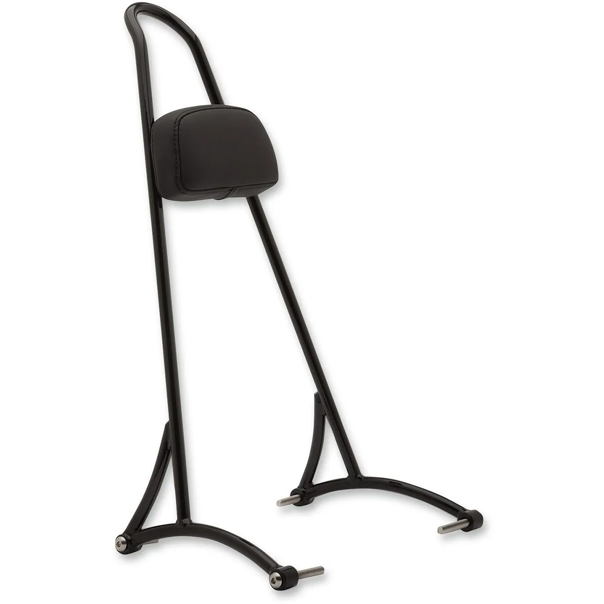 Sissy Bar Tall W/Pad Black