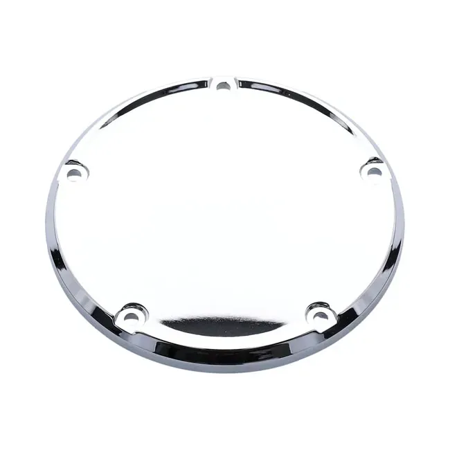 Derby cover, smooth domed. Chrome - Afbeelding 2