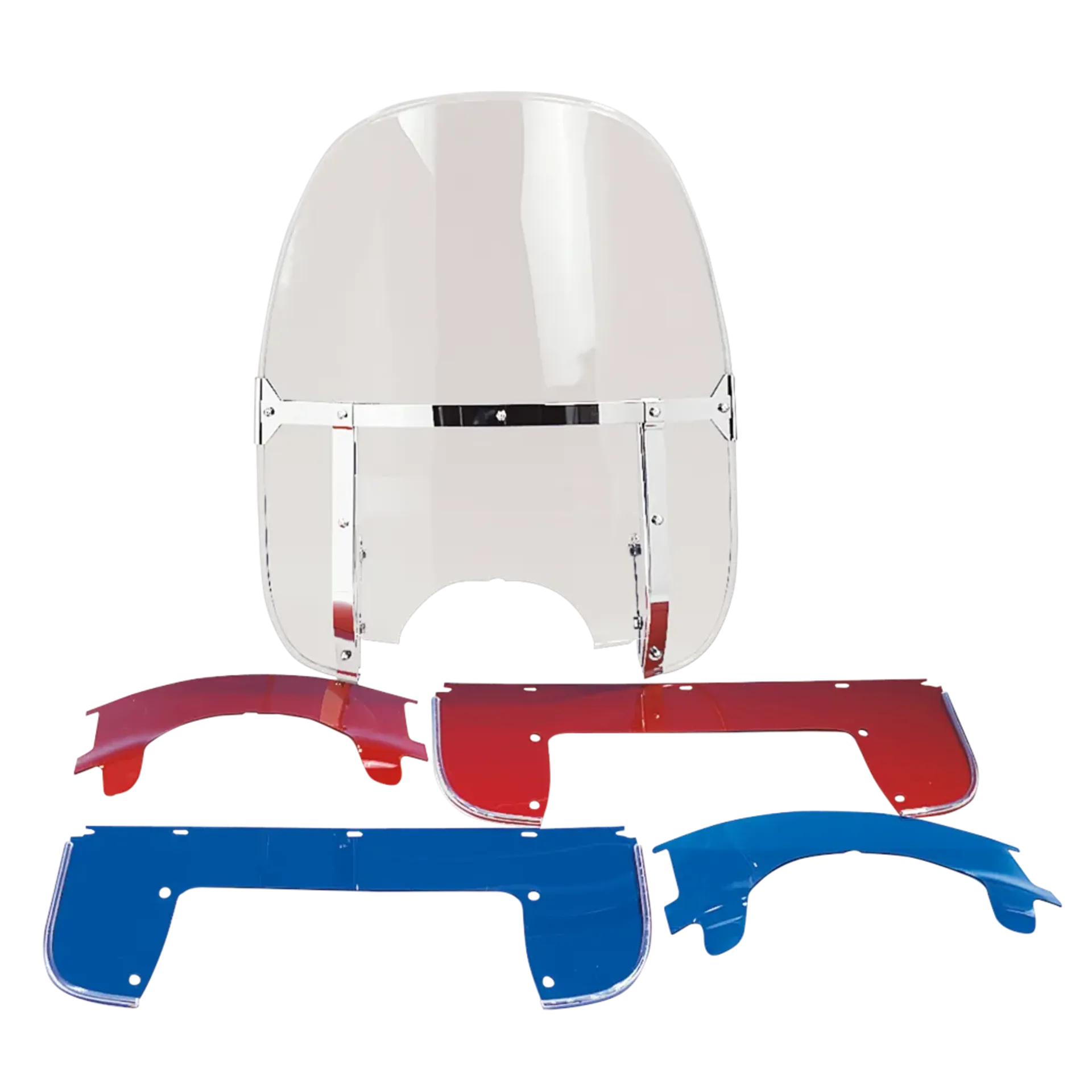 GZP Windshield kit FL60-84 clear w/blue