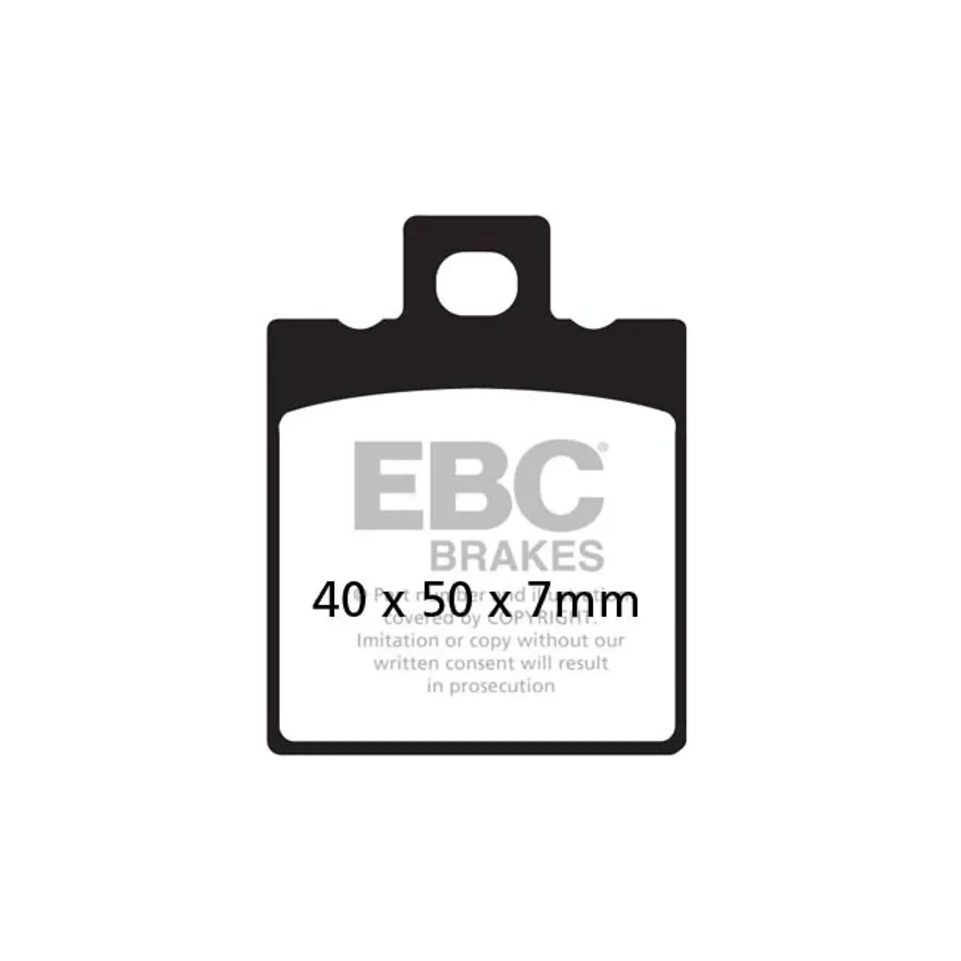 EBC V-pad Semi Sintered brake pads
