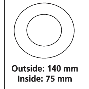 Aero 500 gas cap NO lock & 12hole flange - Afbeelding 2