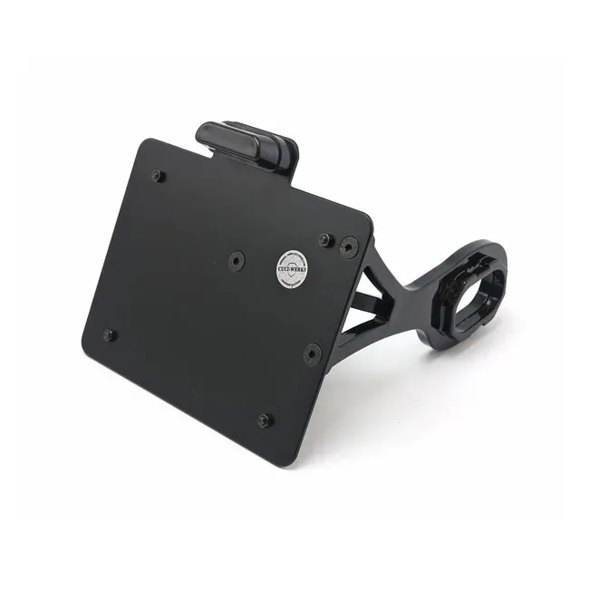 Cult-Werk, side mount license plate bracket. Switzerland