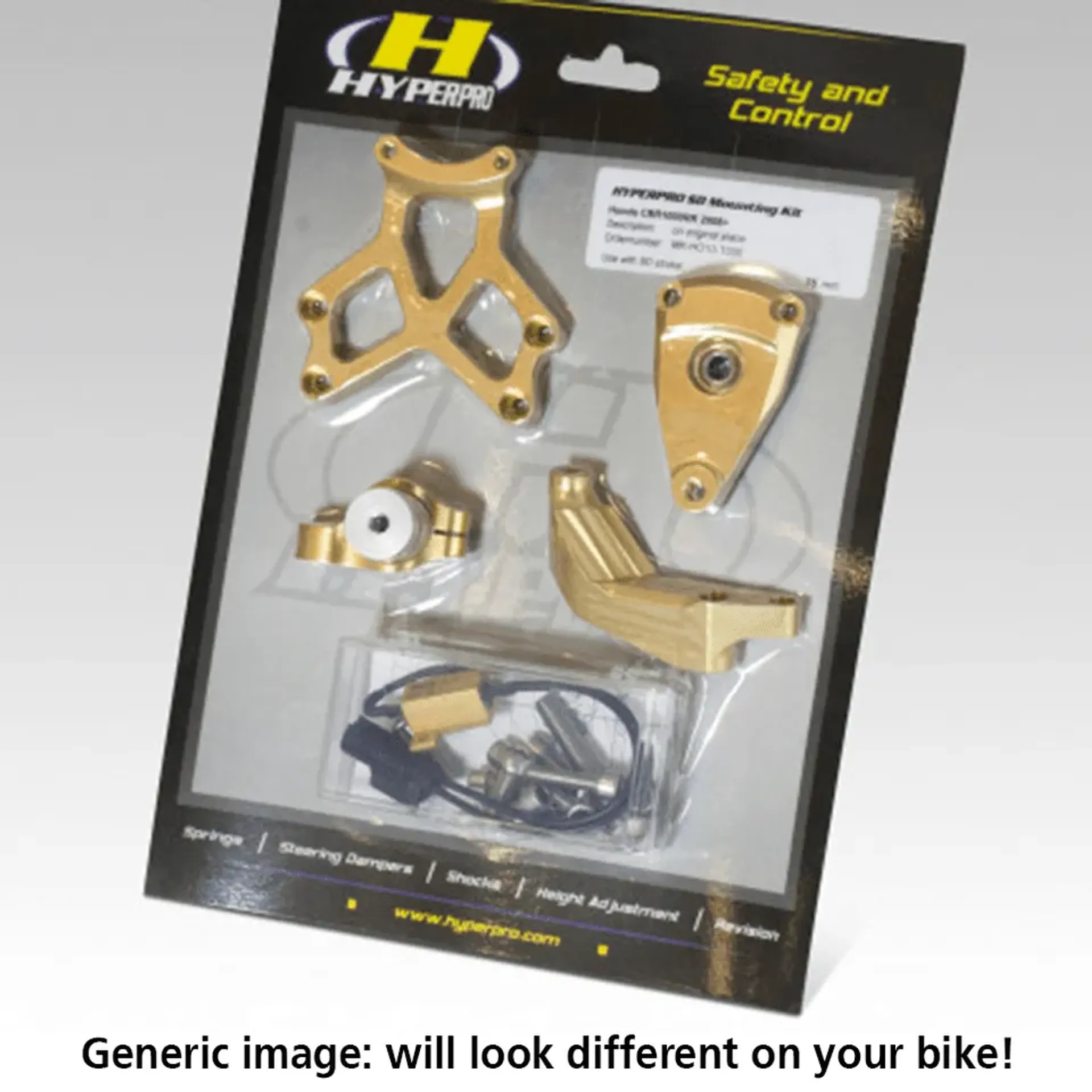 Hyperpro SD mount kit FLHTCUTG19-up gold
