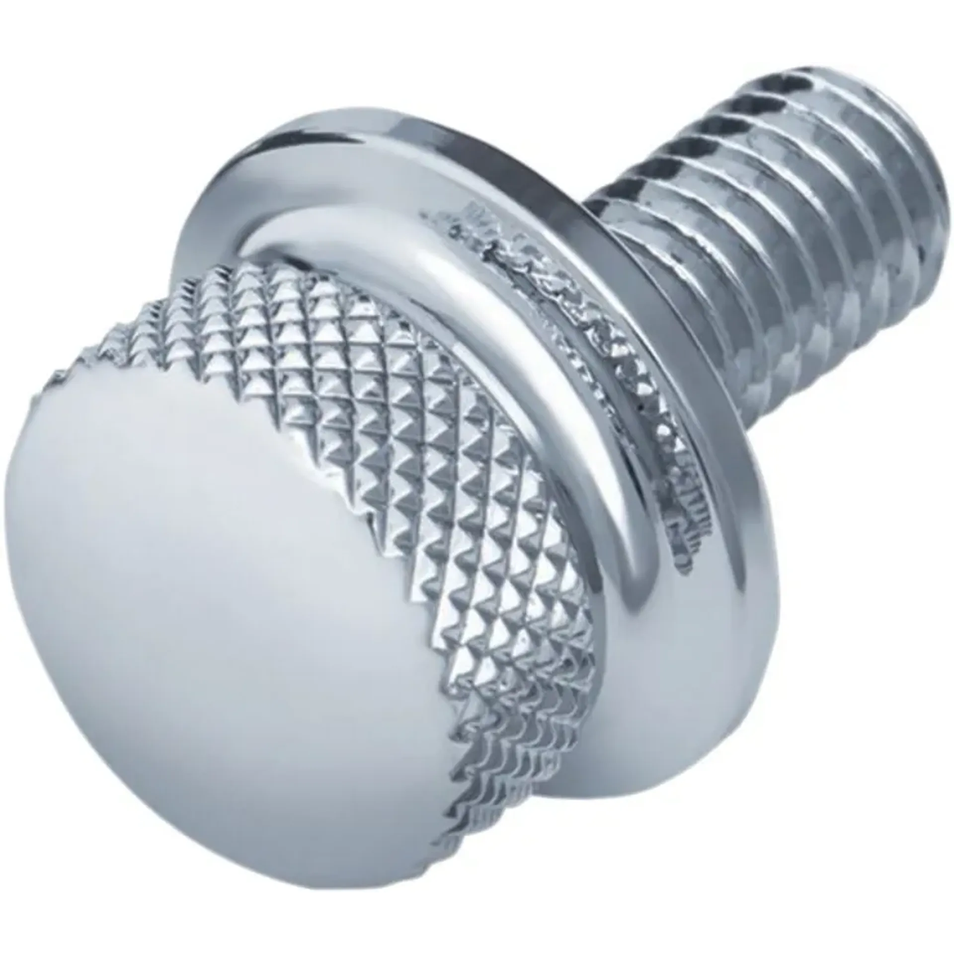 Knob Seat Knurled Chrome