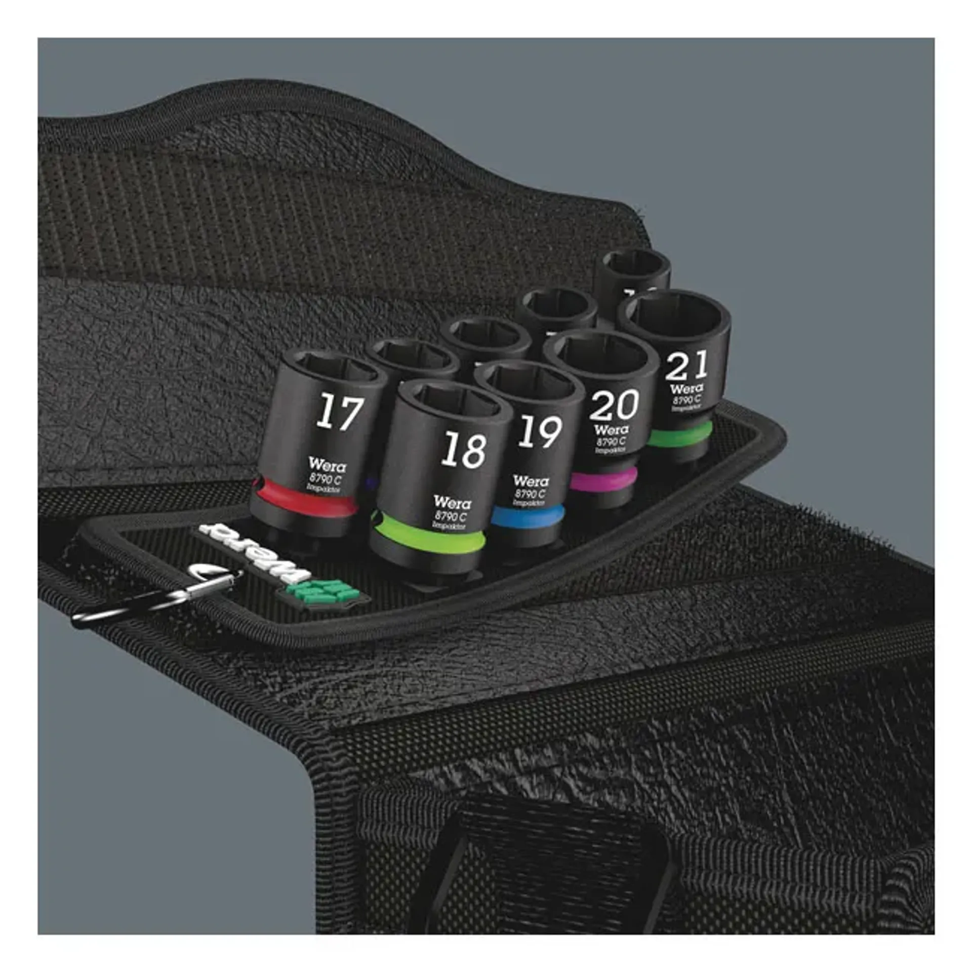 Wera, Impaktor 1/2" hex socket set - Metric