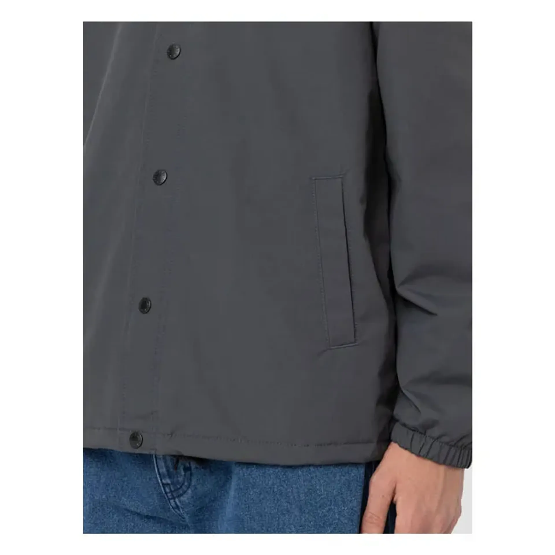 Dickies Oakport coach jacket charcoal gray