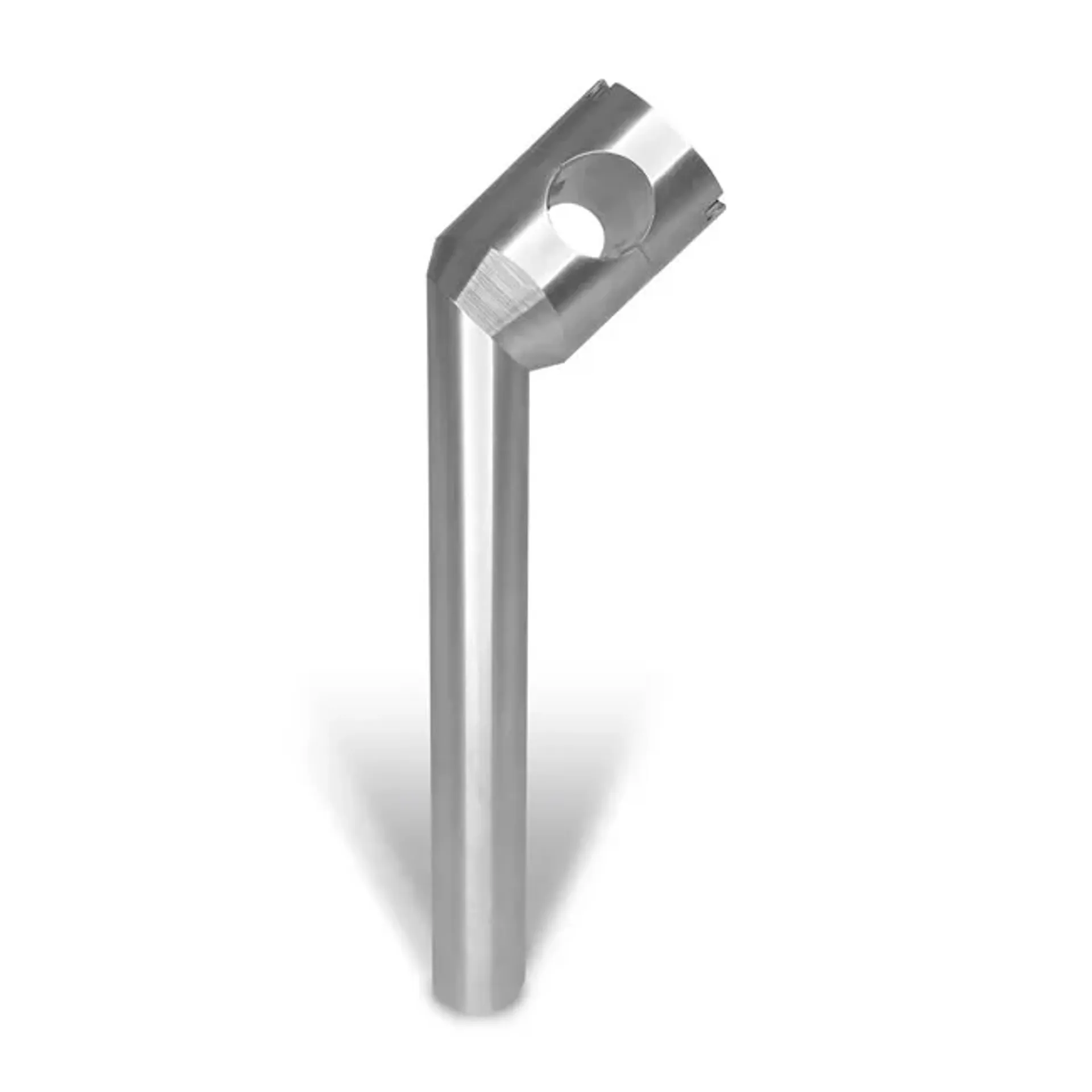 HeinzBikes, Clubstyle pullback risers 6". Silver/Silver