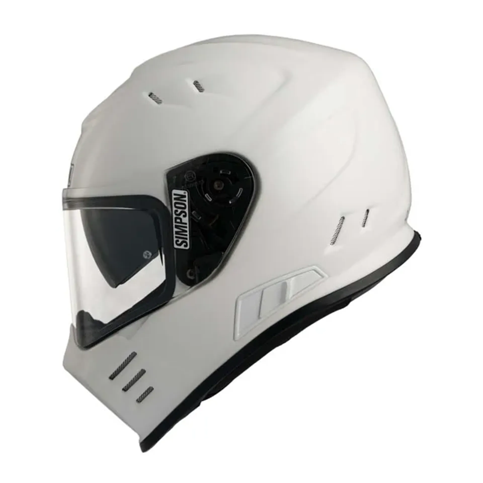Simpson Venom helmet white
