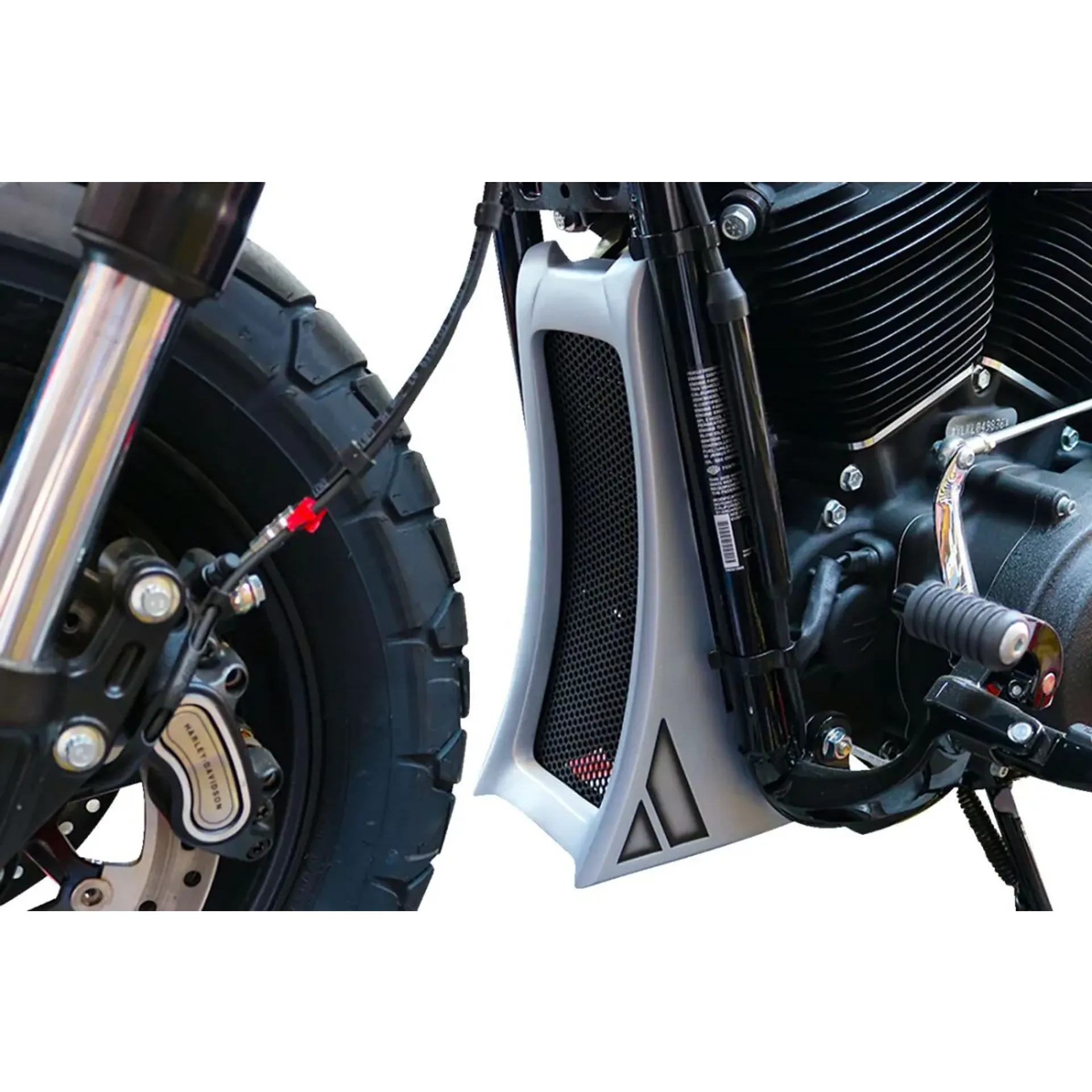 Chin Spoiler Black Stash M8 Softail