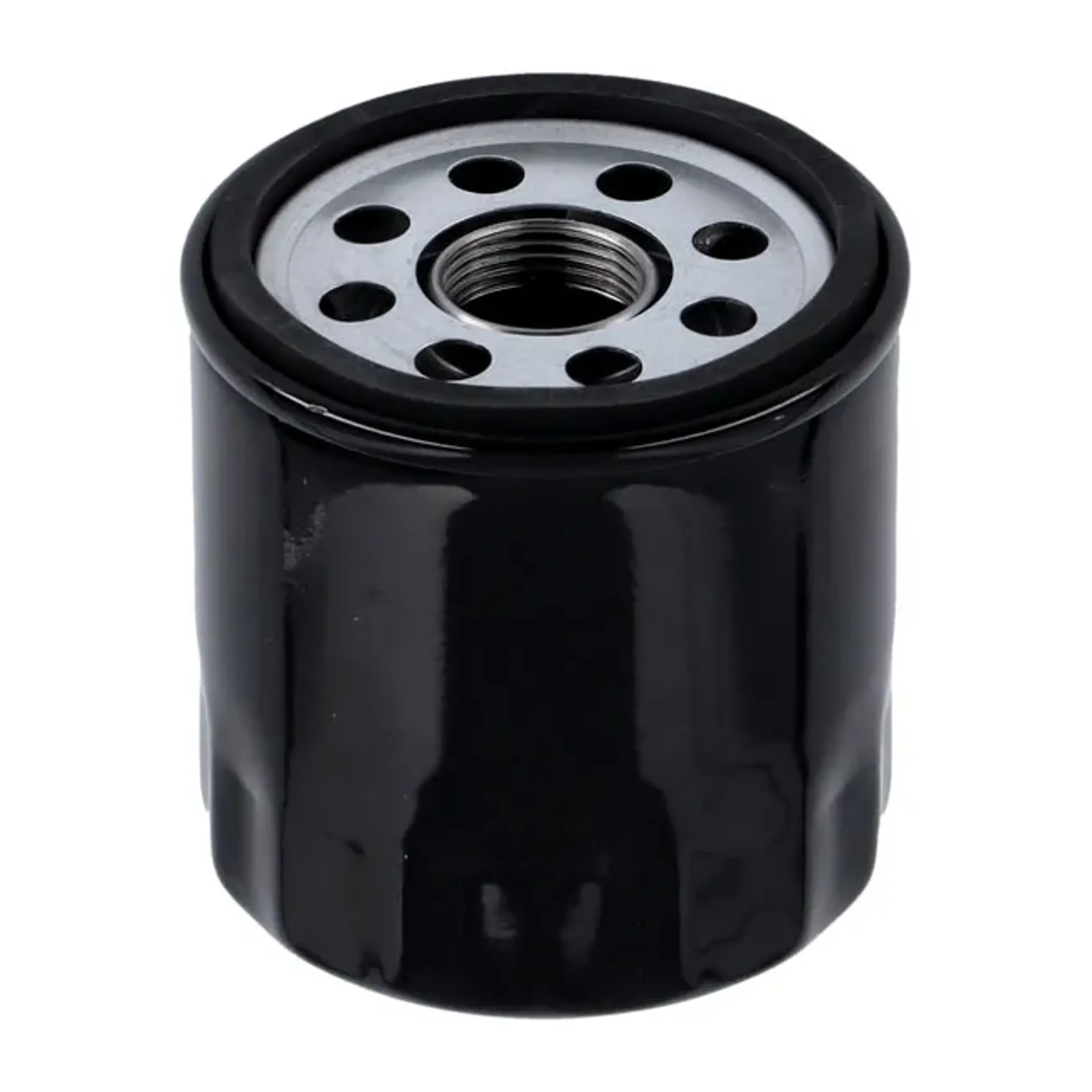MCS, spin-on oil filter. Black