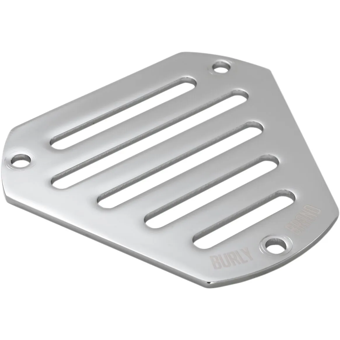 Plate Slotted 8 Hex Air Cleaner Chrome