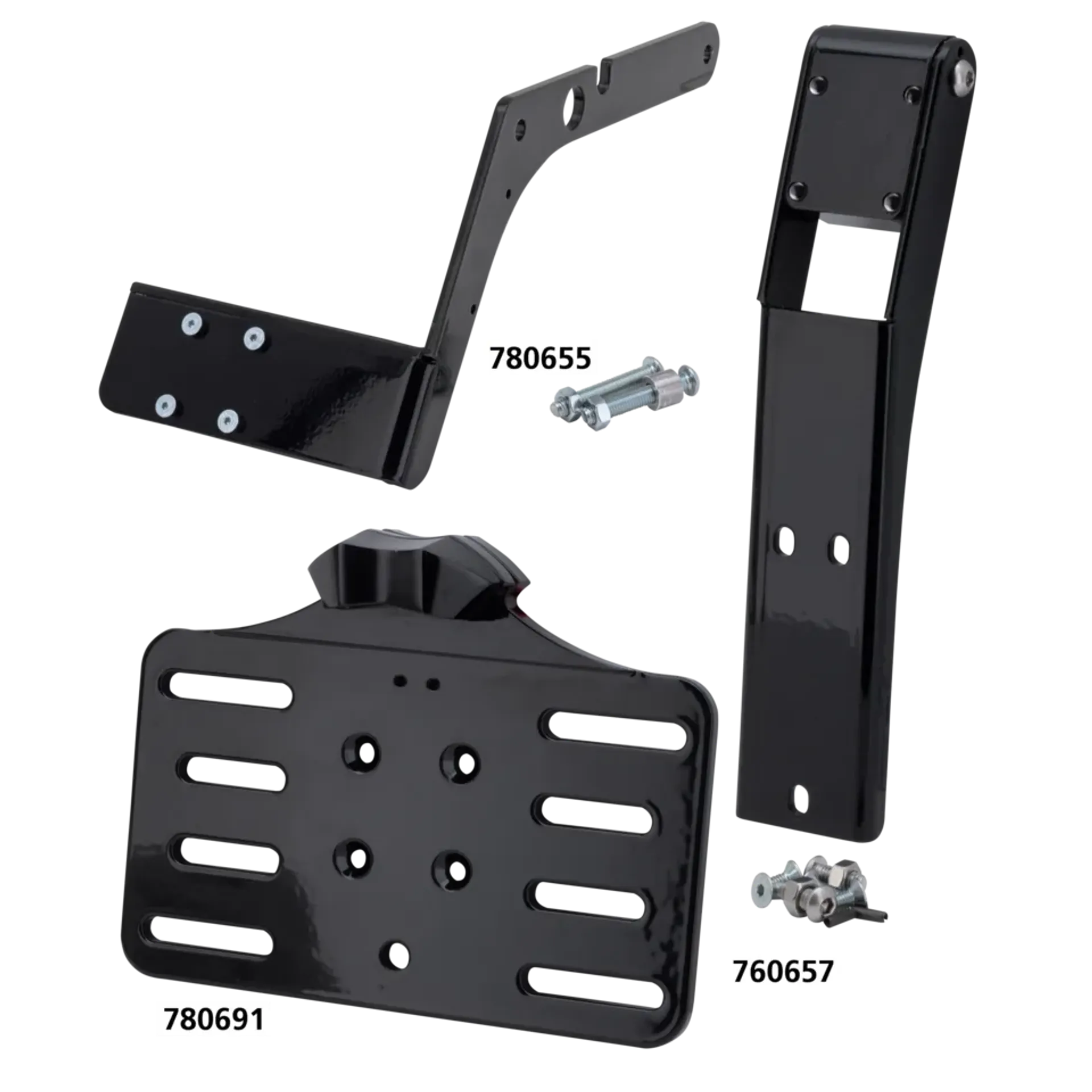 Blk Bracket only center mount XL04-UP