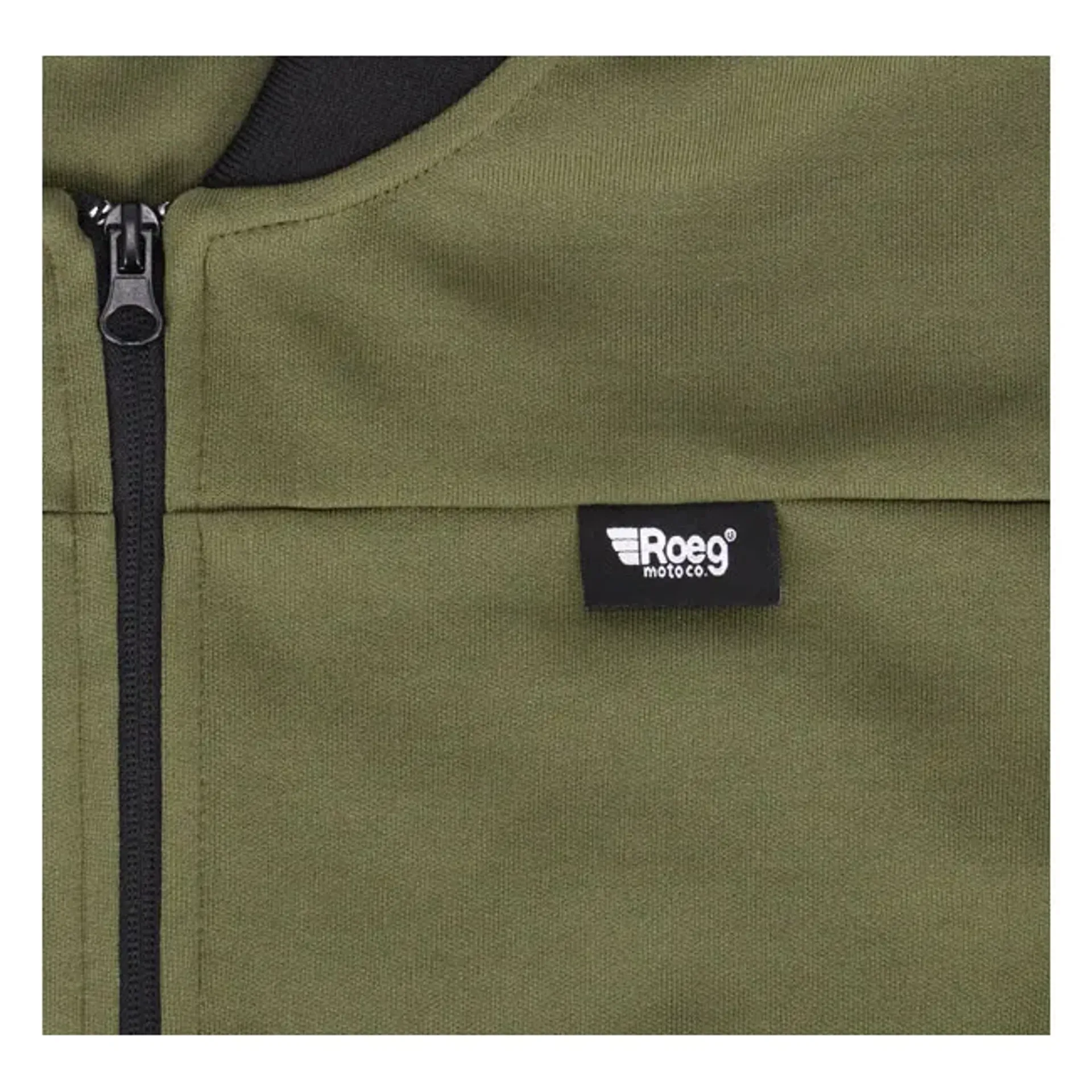 Roeg Frits track jacket army green