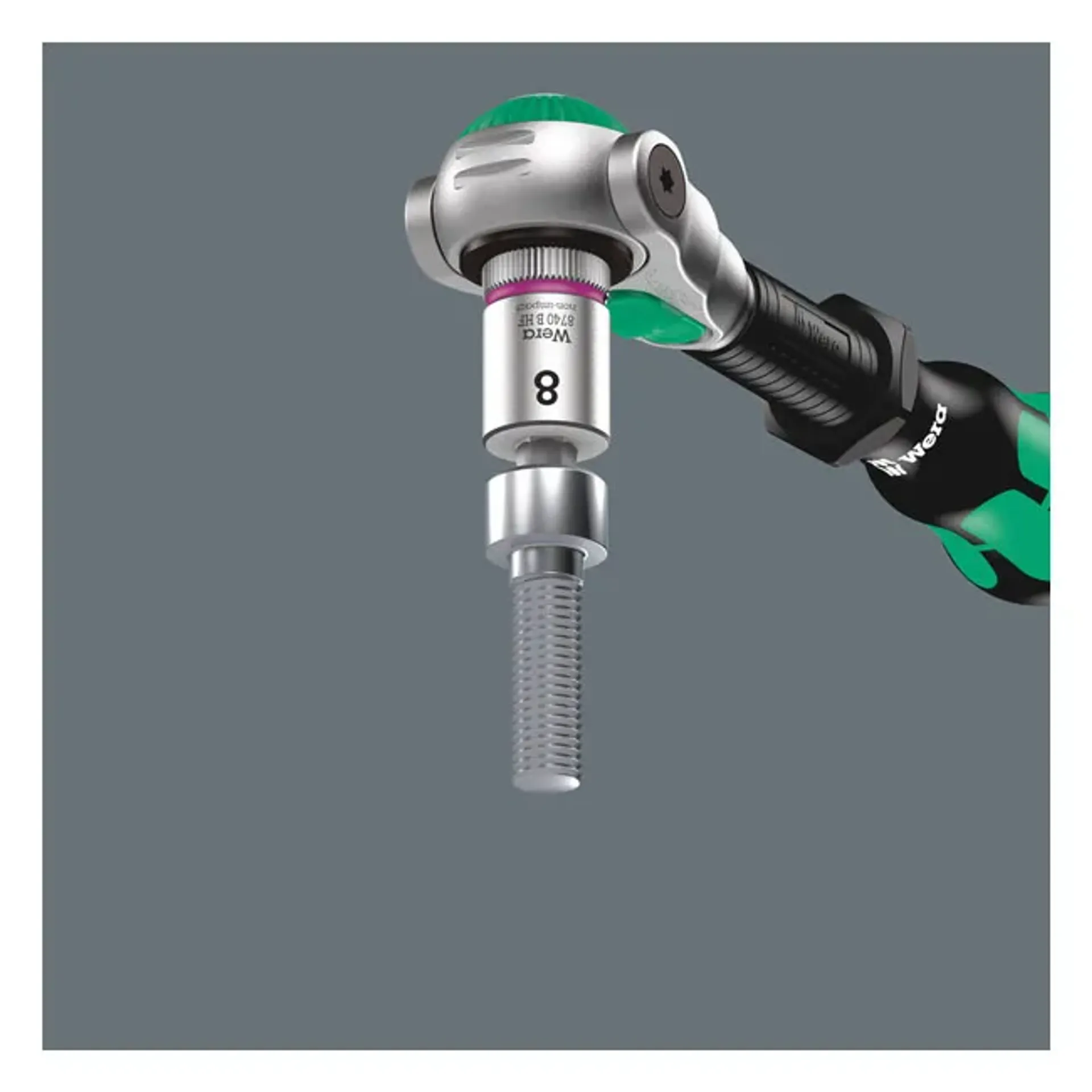 Wera Zyklop 3/8" Hex socket bit with holding function Metric