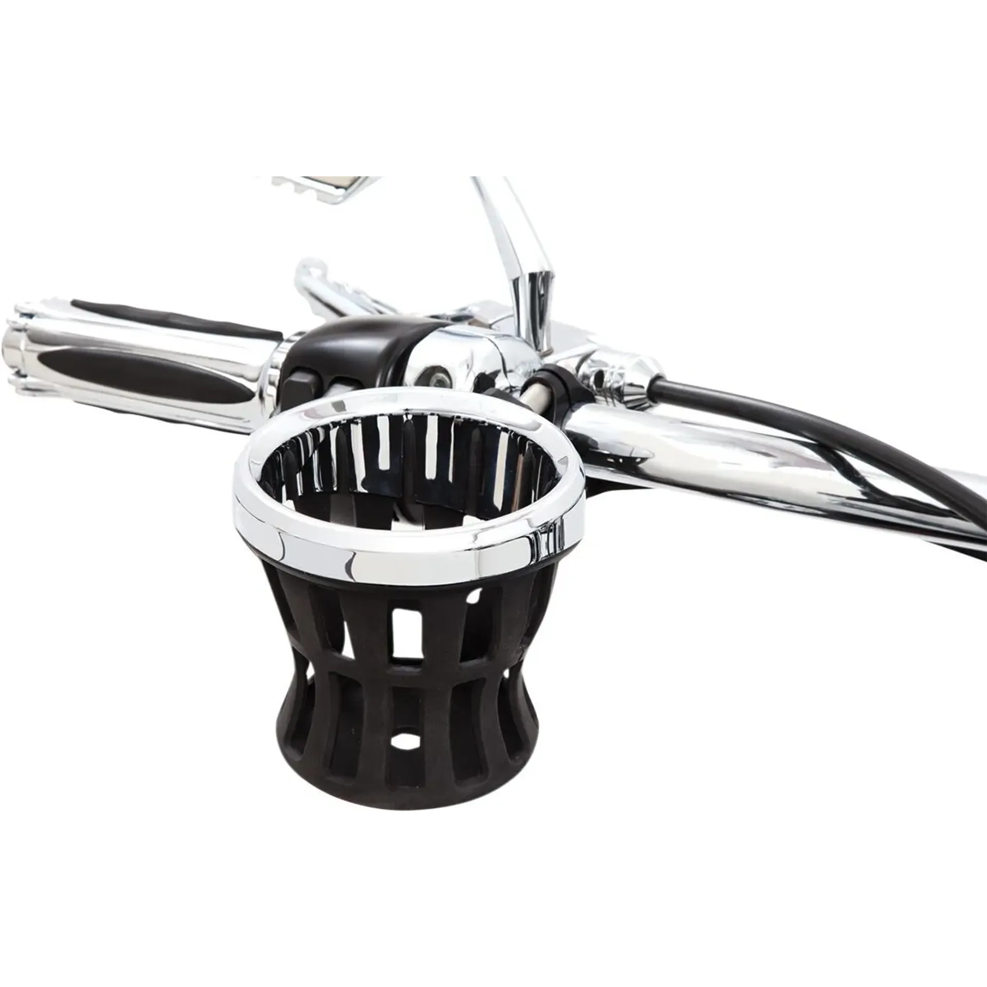 Drink Holder With Bar Mount 1,25″ Black