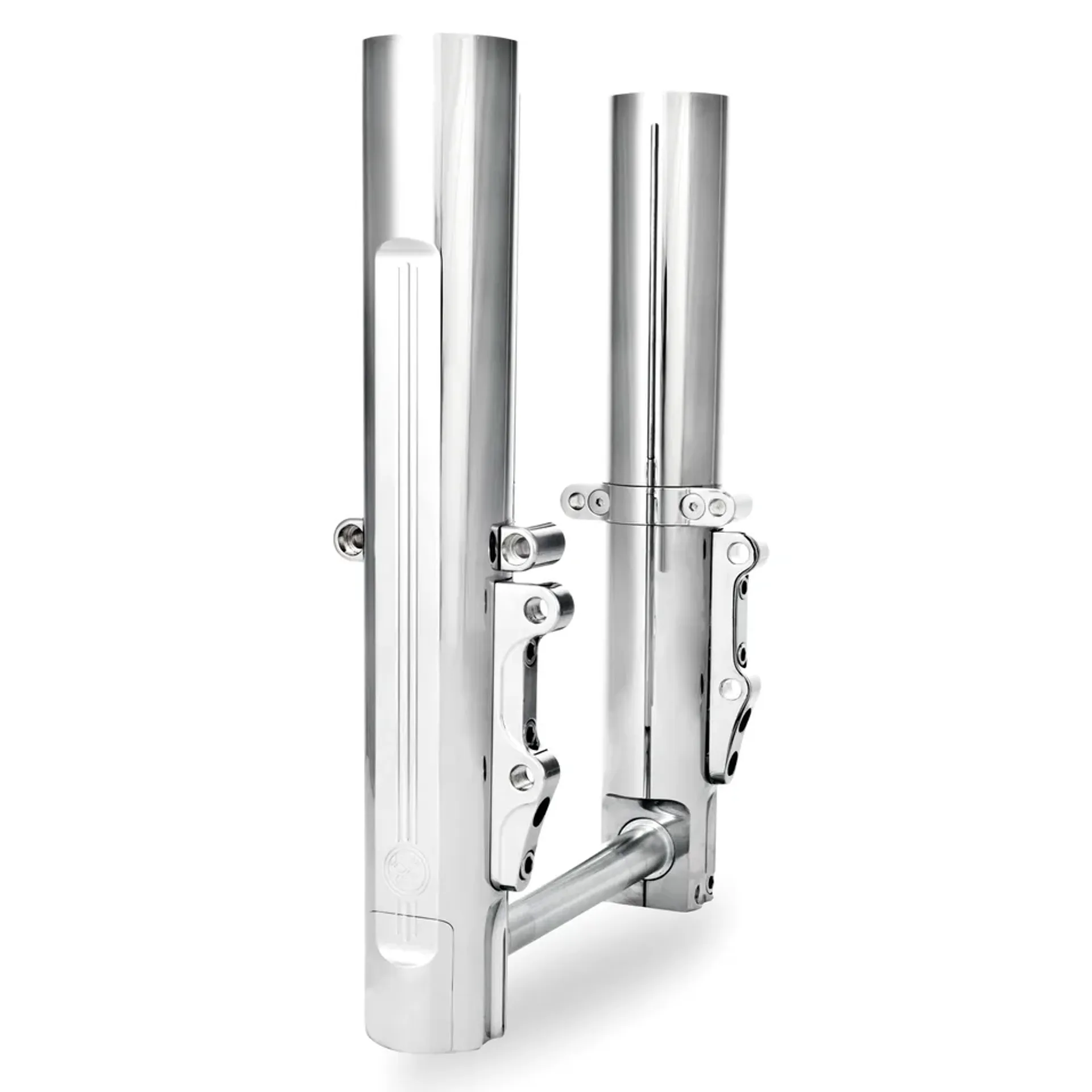 LOWER LEG ASSY FLH/T14-UP Chr dual disk