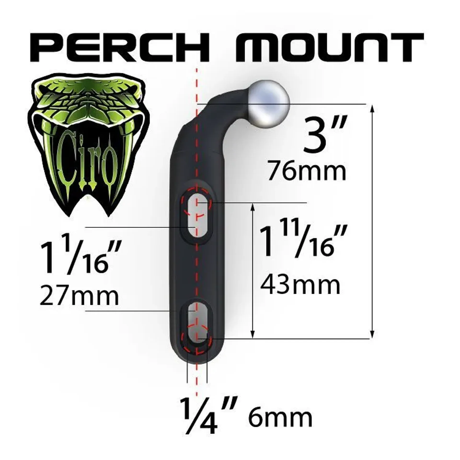 Smartphone/Gps Holder With Perch Mount Chrome