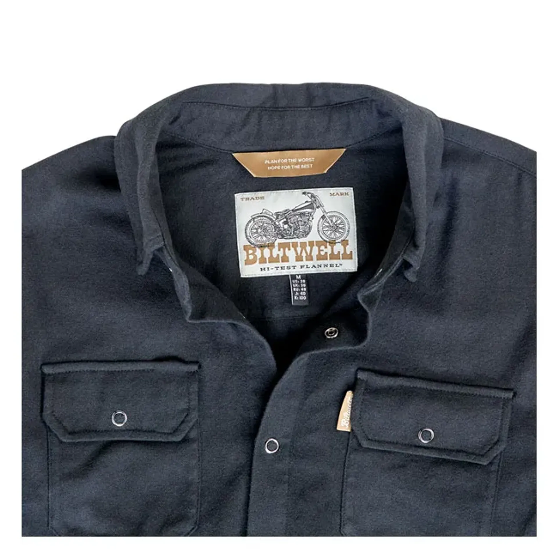 Biltwell Hi Test Flannel shirt black