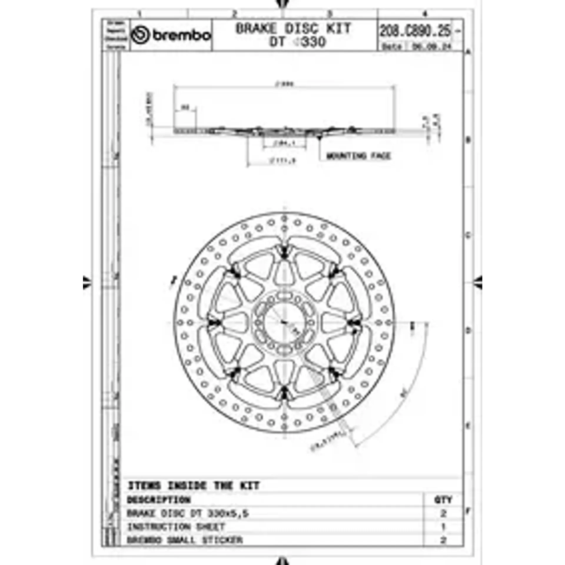 Brake discs t-drive