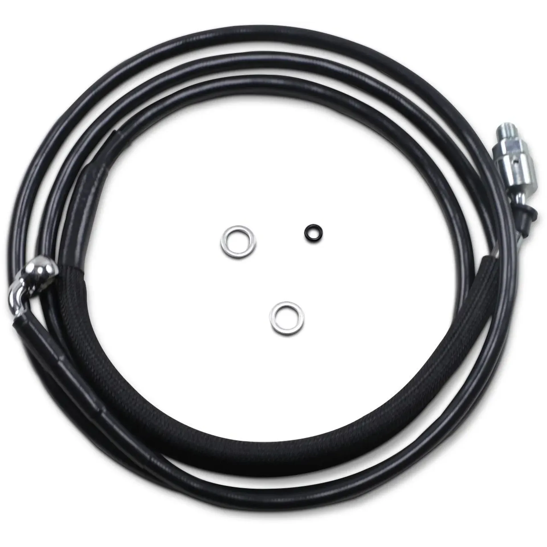 Clucth Line Black Vinyl Coated + 10″ Stainless Steel Hydraulic