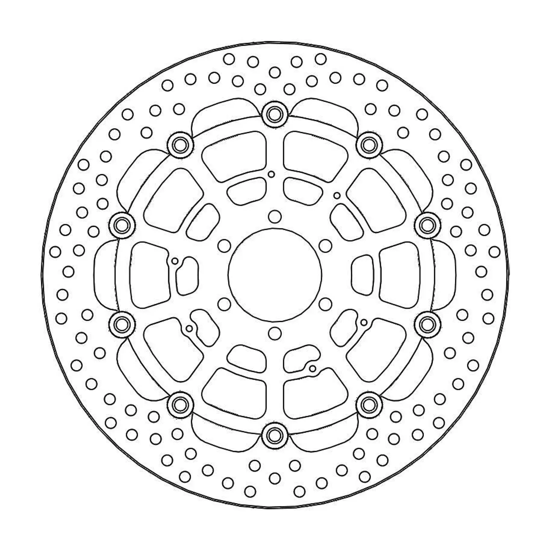Brake Rotor T-Floater Halo