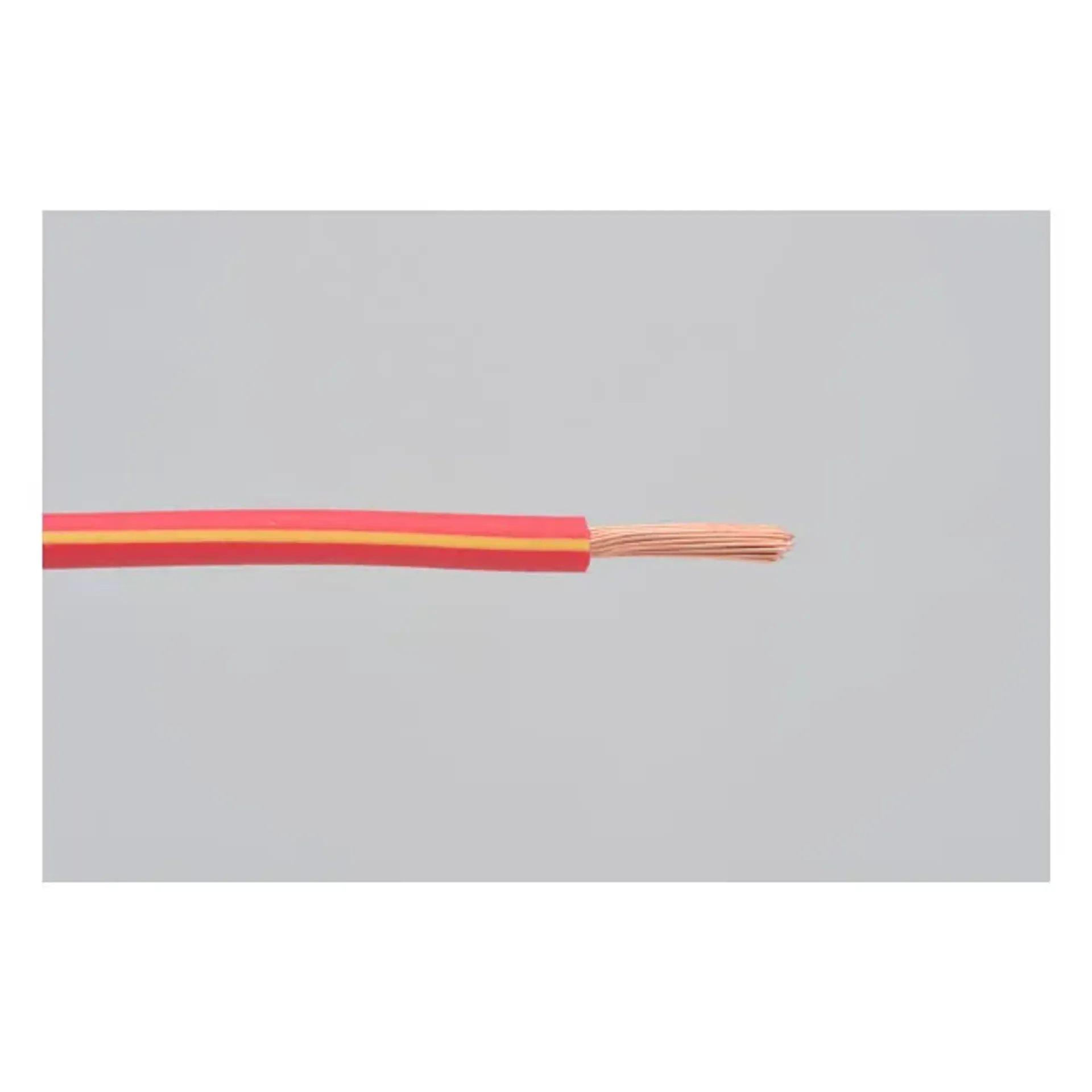 Electrical wire. 2 meter 0.75sq. Red/yellow
