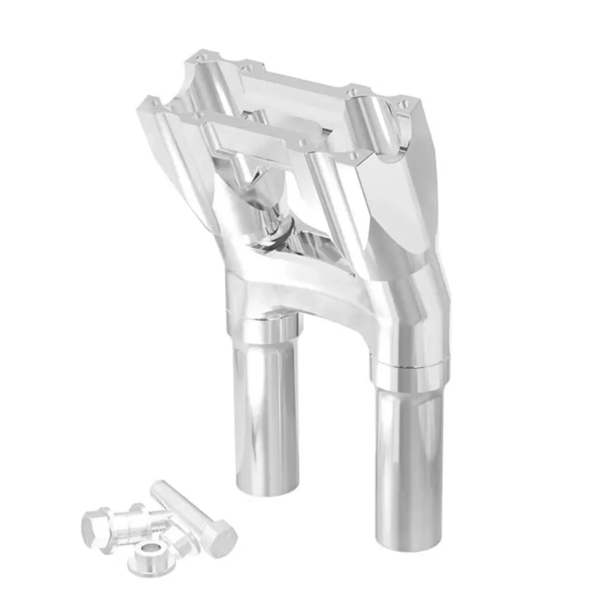 Kraus, Topless Isolated Kickback Risers. 8" rise. Raw