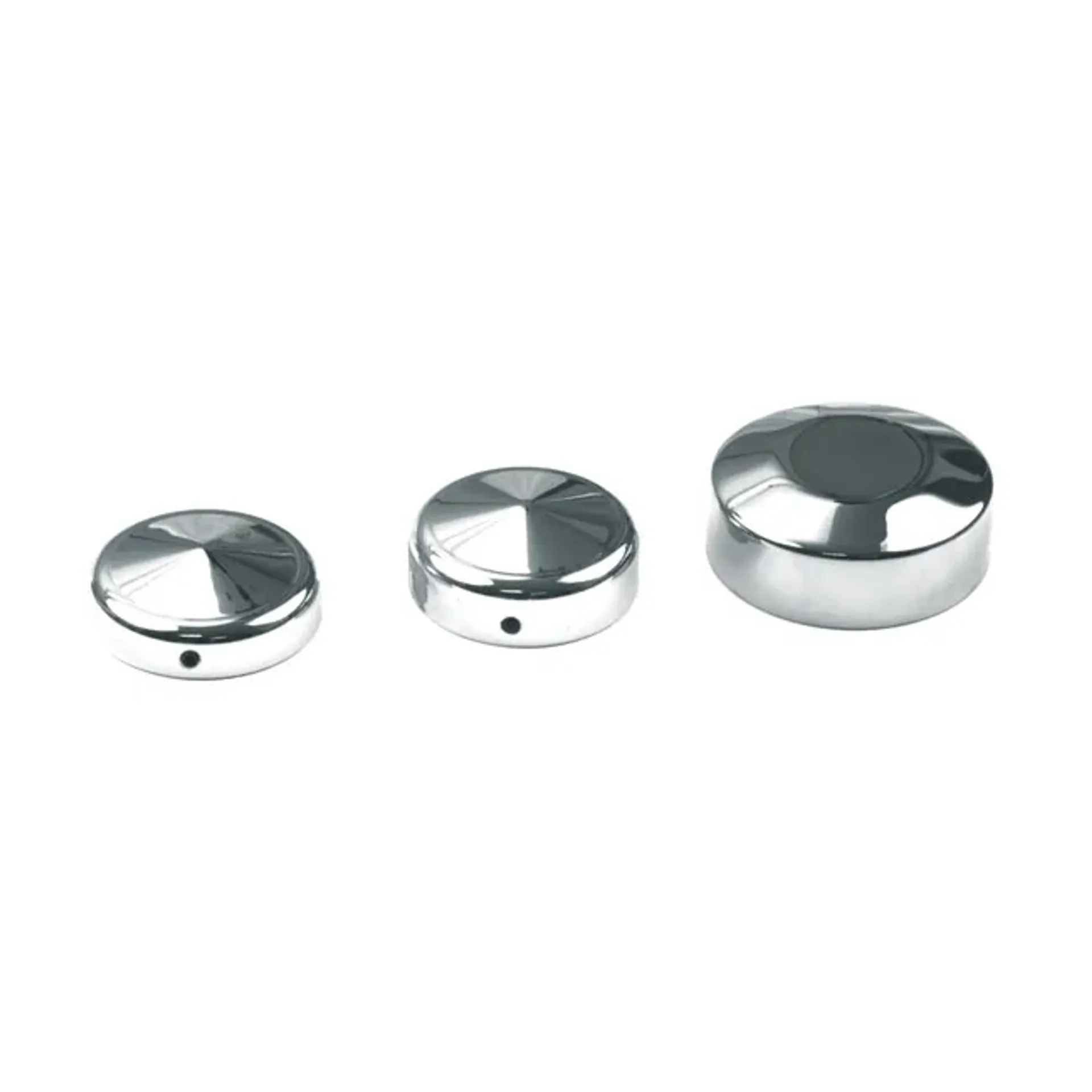 Cover, fork stem bolt FXR, Dyna, XL. Chrome