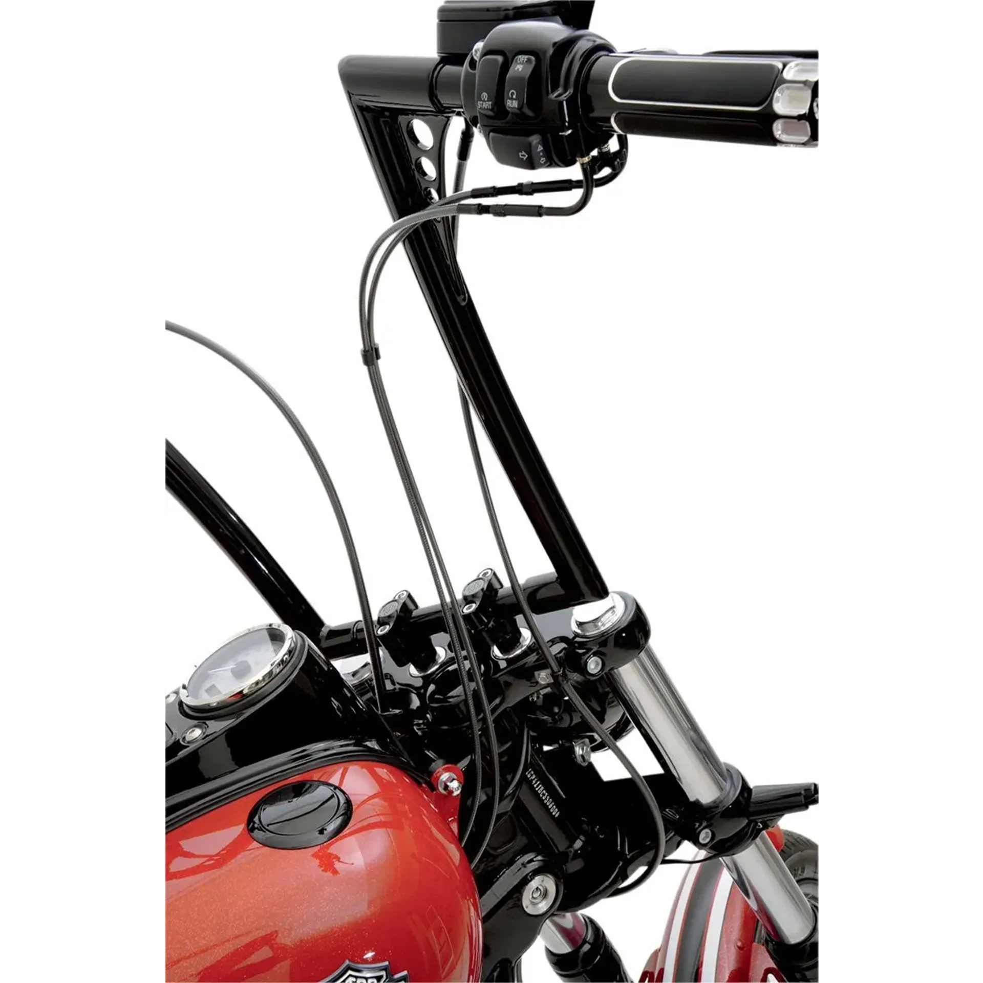 Idle Cable Chrome Black