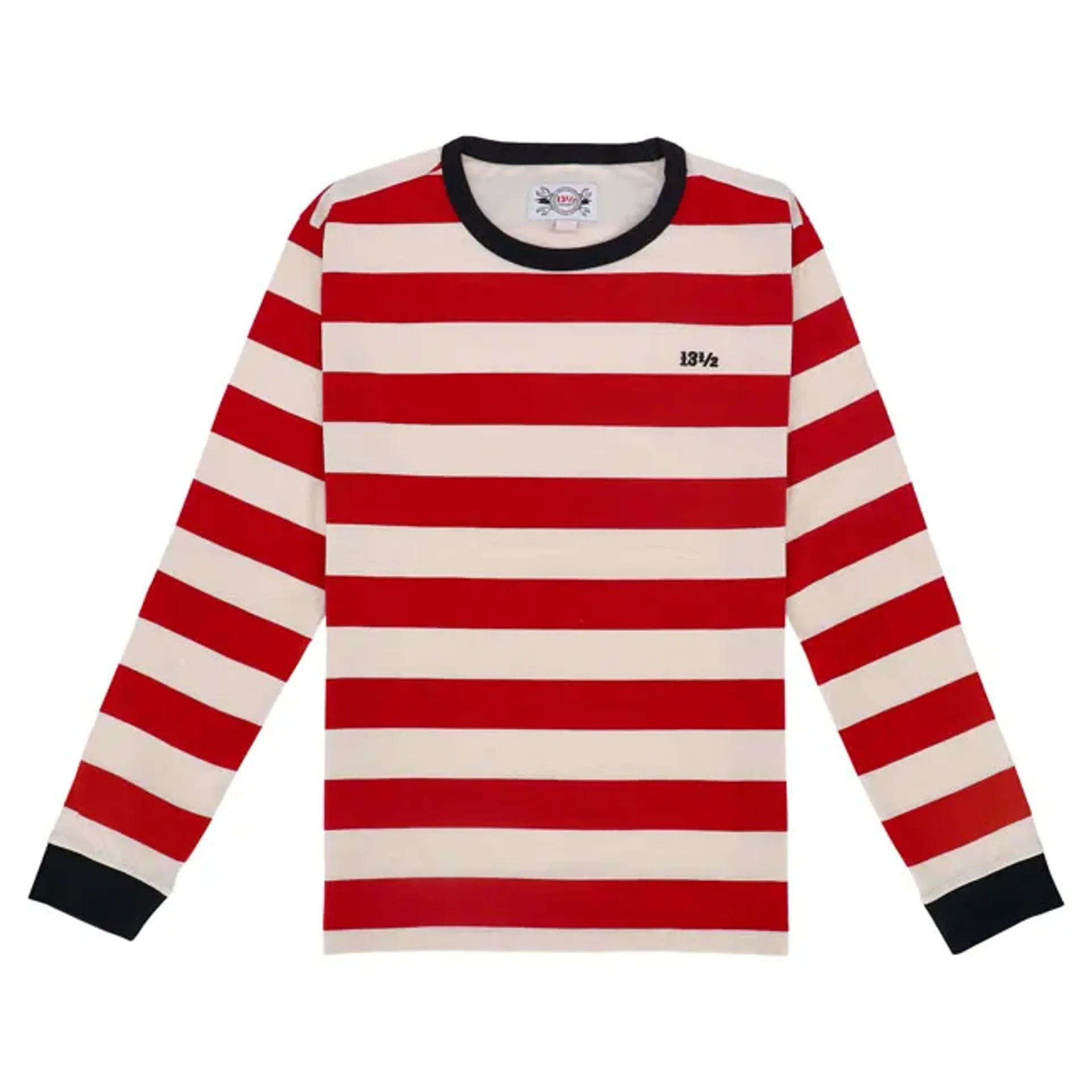 13 1/2 TSR long sleeve red/white