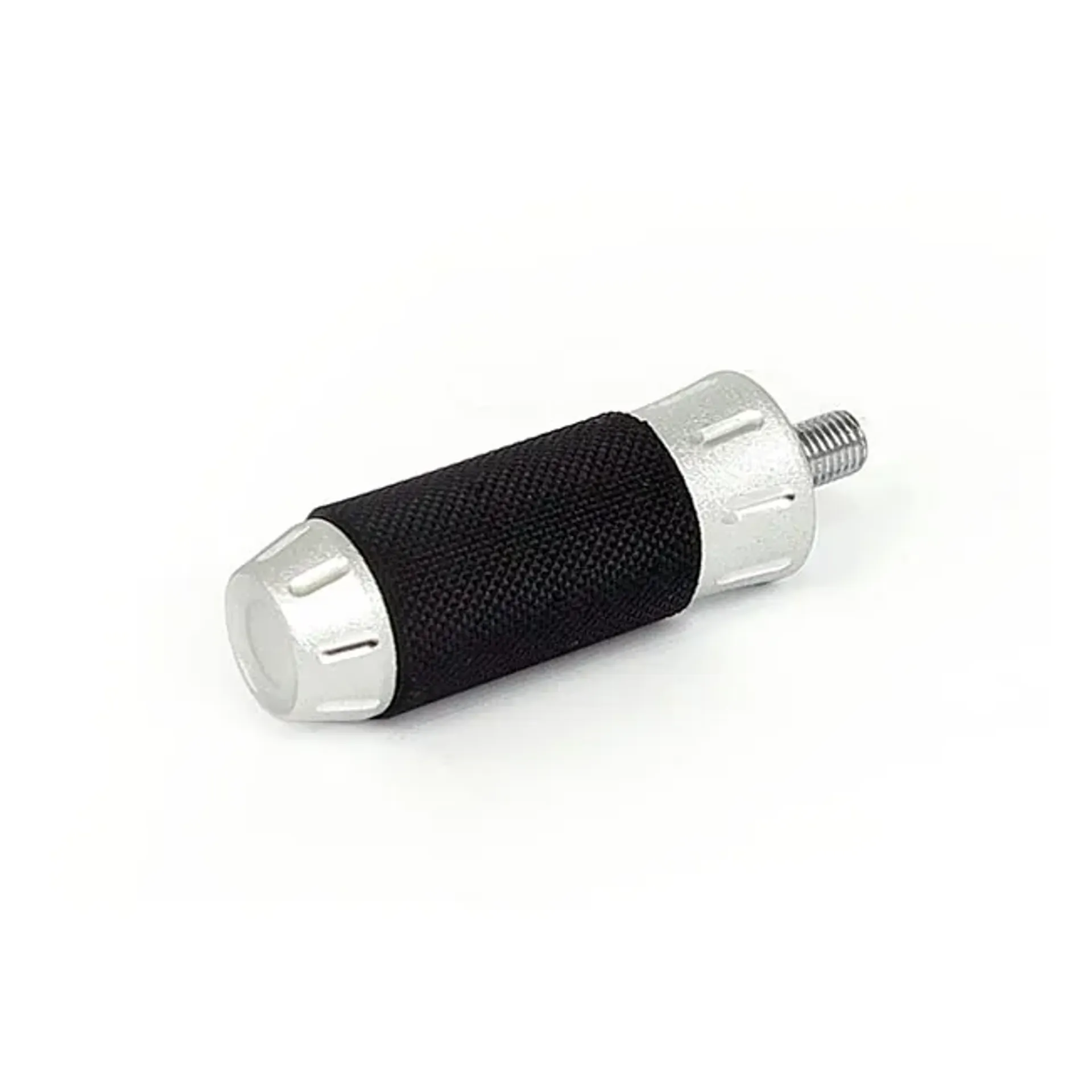 Cobra shift/brake peg. shot peened chrome