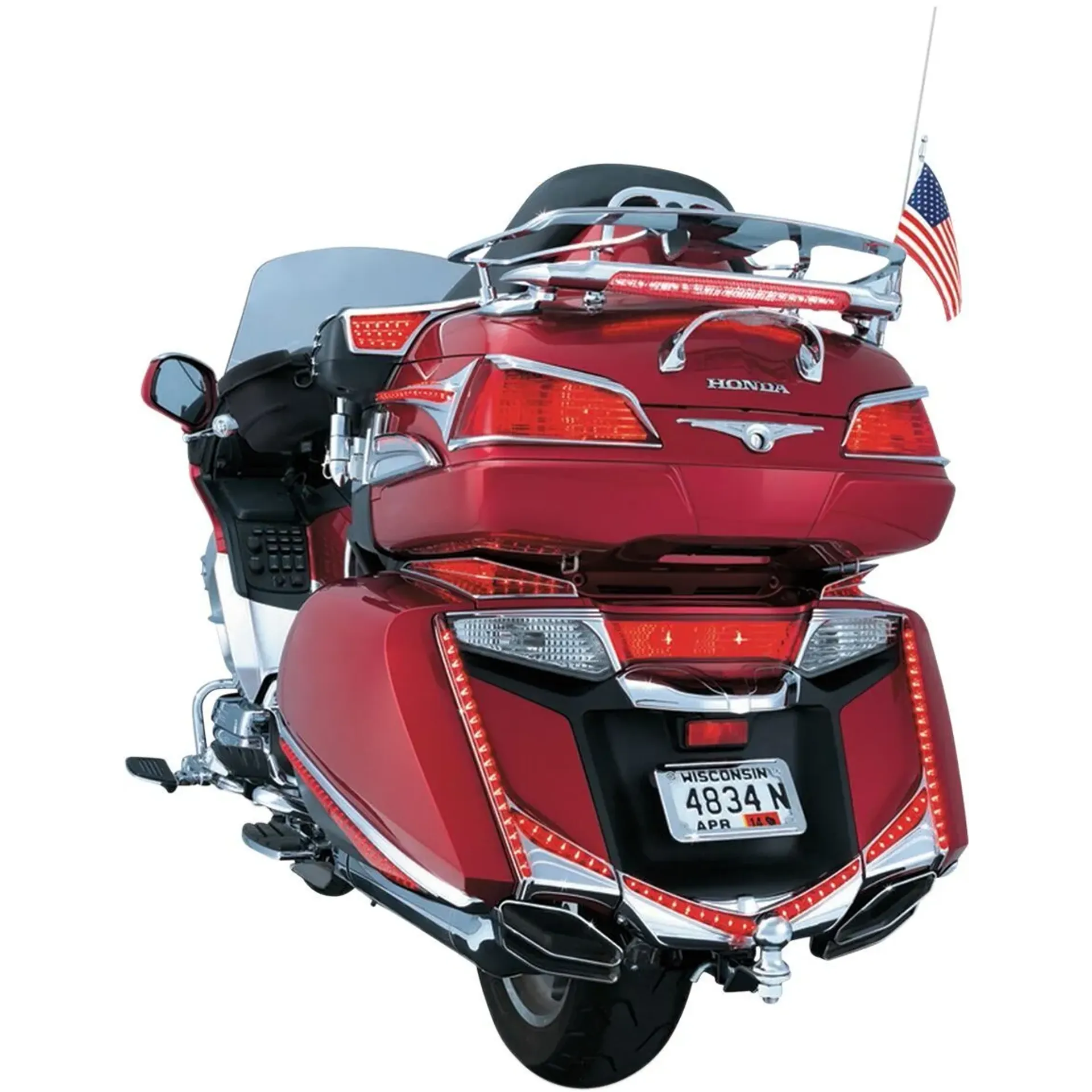 Led Rear Fender Tip Chrome Honda Gl1800