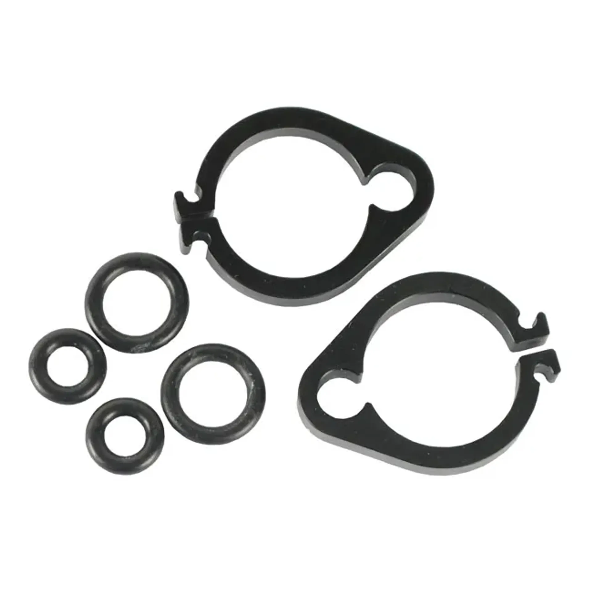 Clutch cable clamps