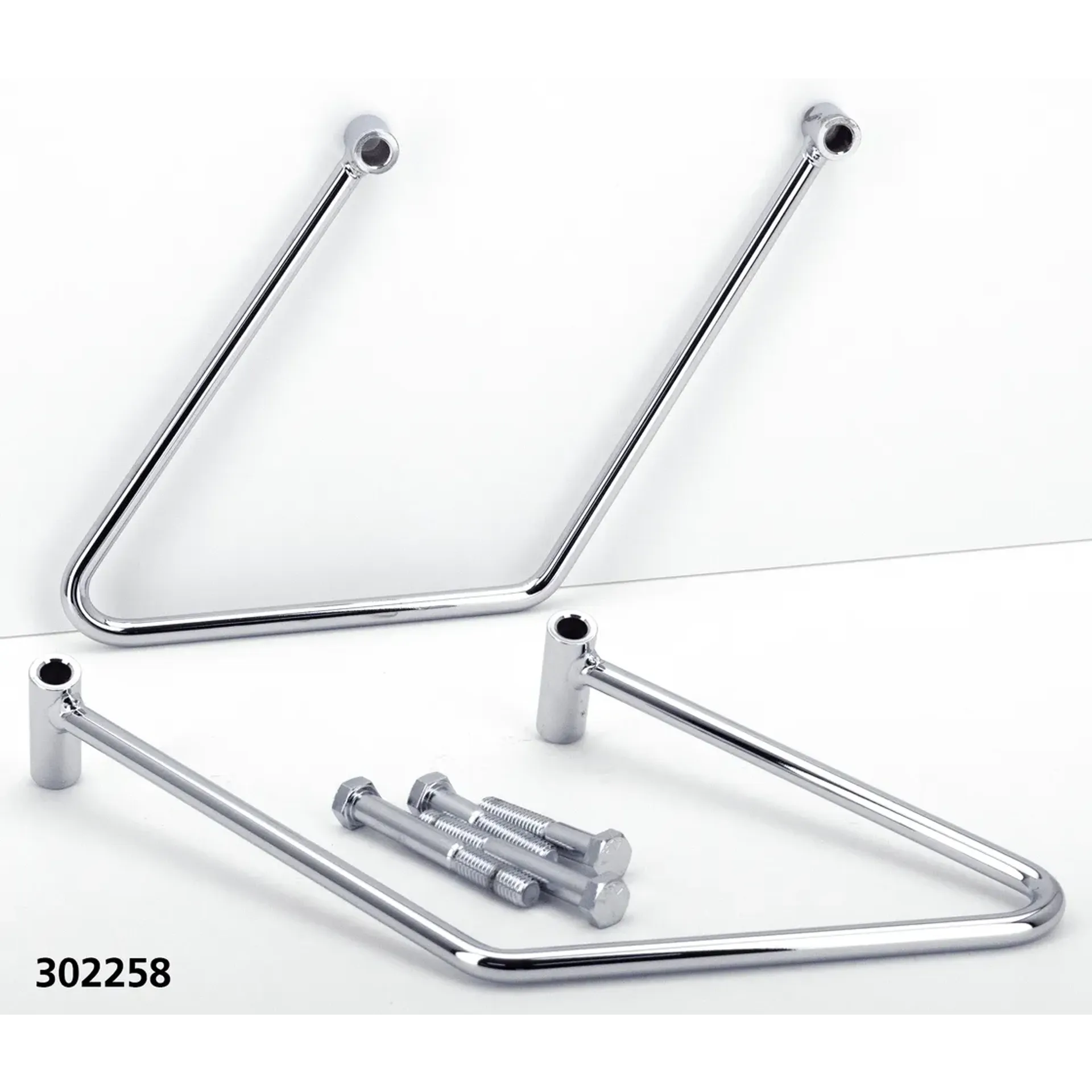 GZP Chrome bag support 2-bolt F*ST00-07