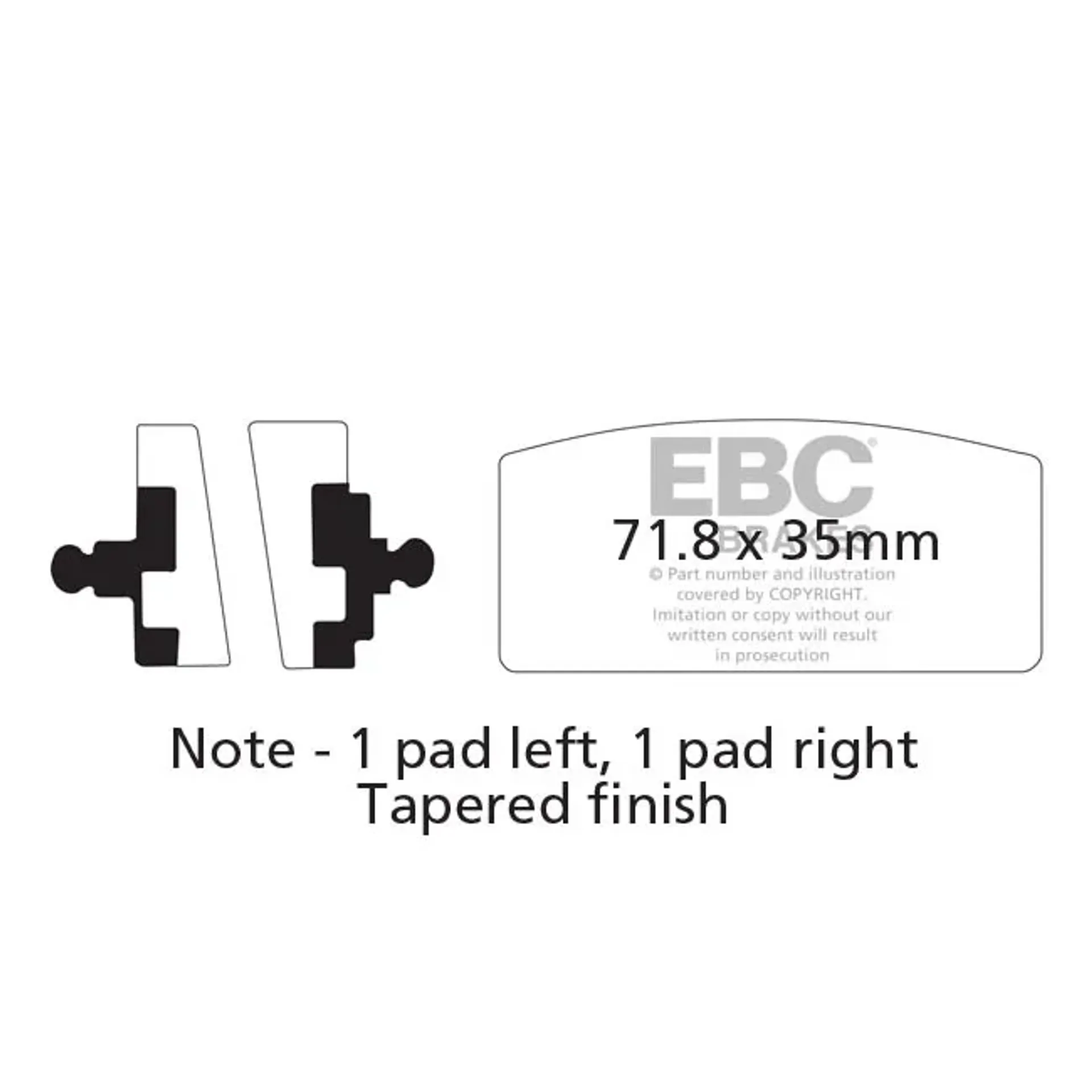 EBC Organic brake pads